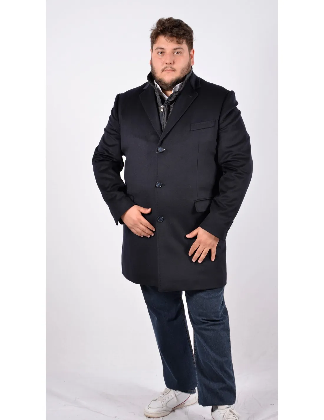 Cappotto Baronetto Modello Giovane Blu