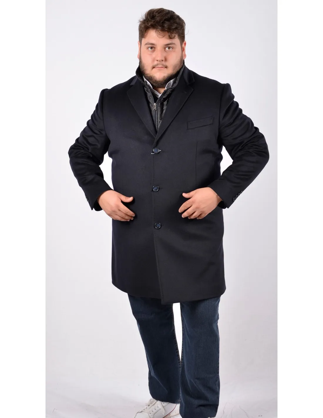 Cappotto Baronetto Modello Giovane Blu