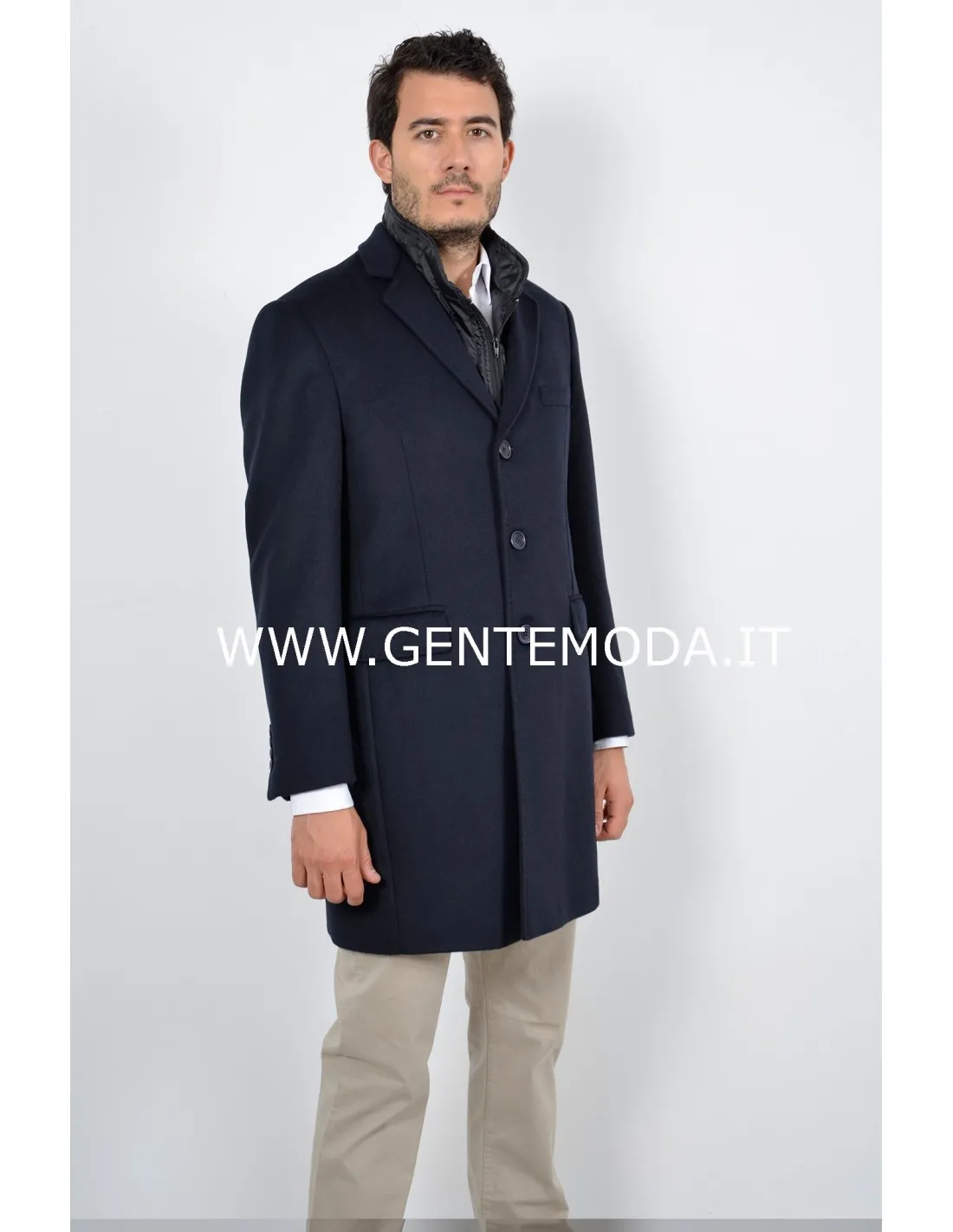 Cappotto Baronetto Modello Giovane Blu