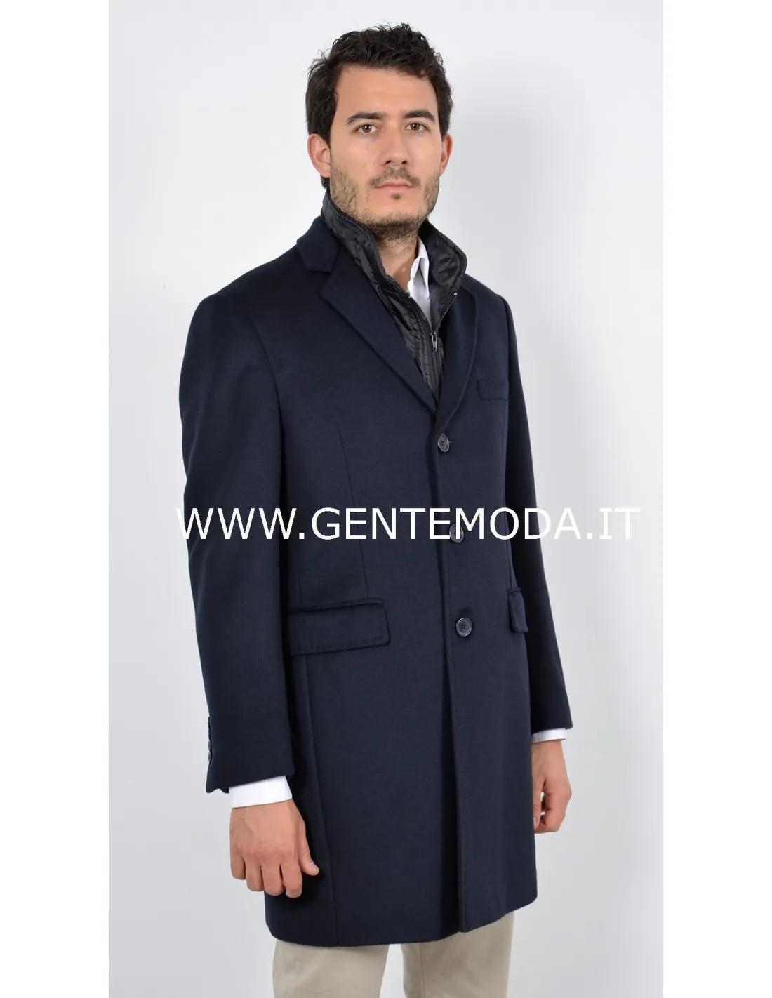 Cappotto Baronetto Modello Giovane Blu