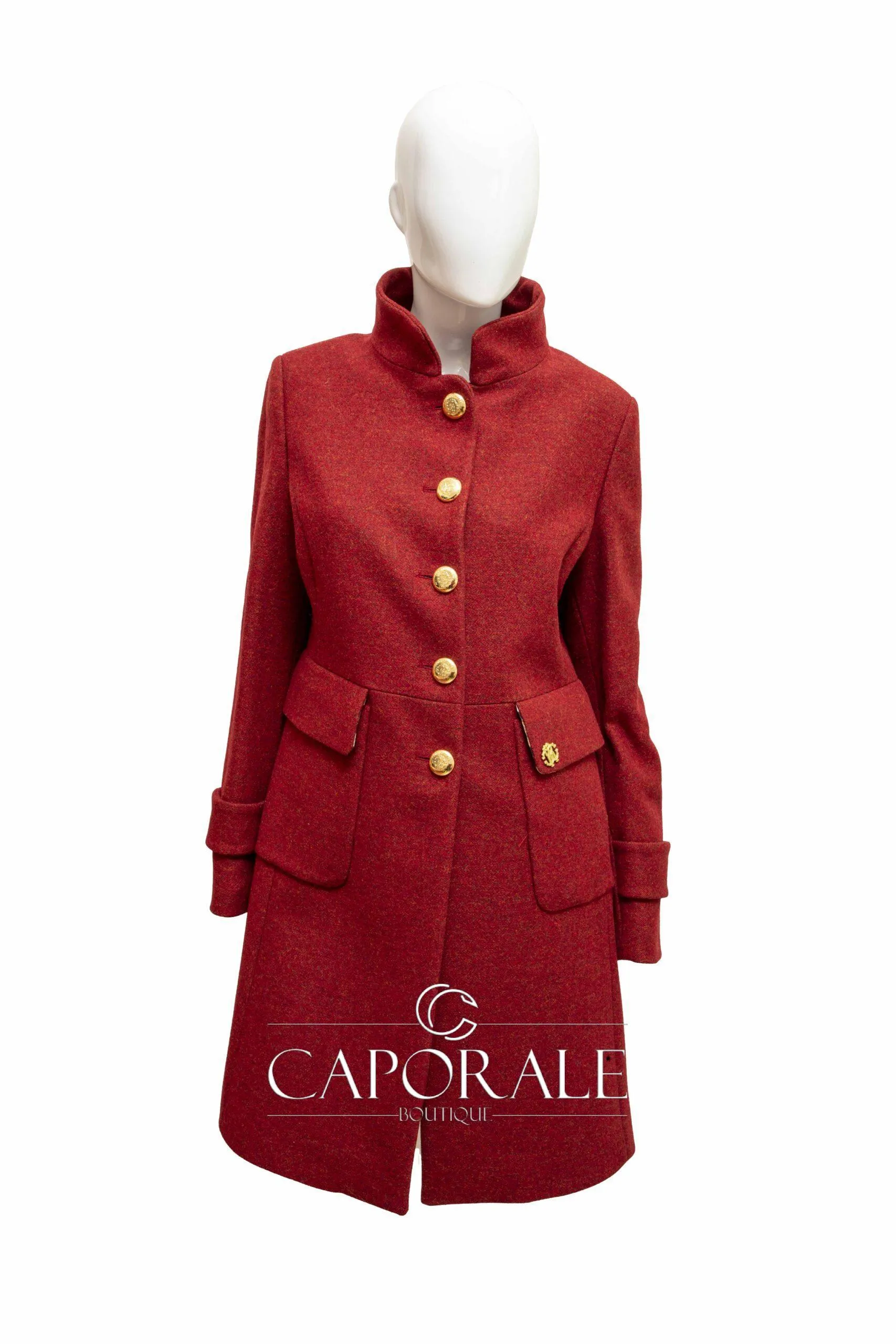 Cappotto donna Roberto Cavalli FST504 bordeaux