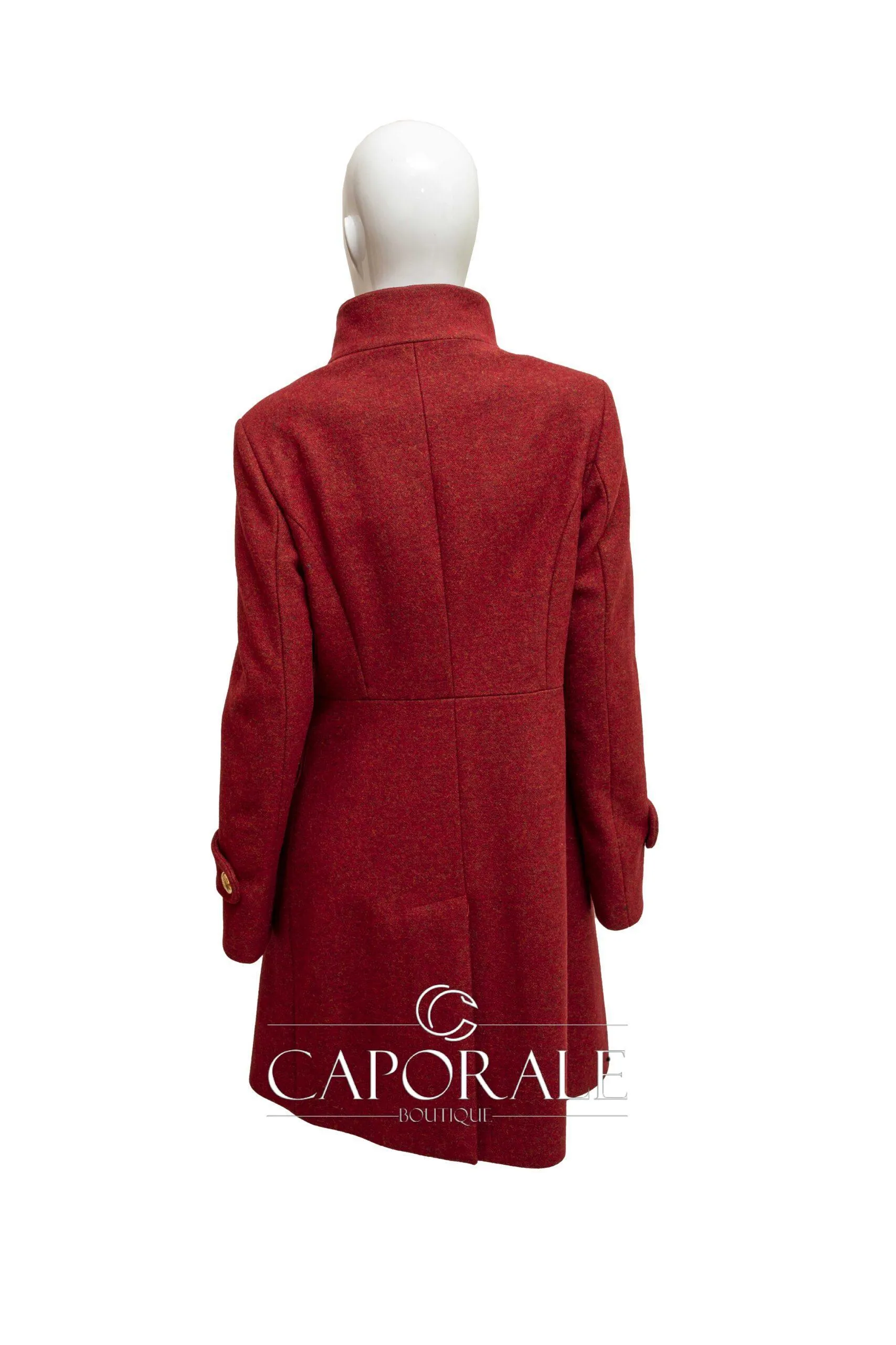 Cappotto donna Roberto Cavalli FST504 bordeaux
