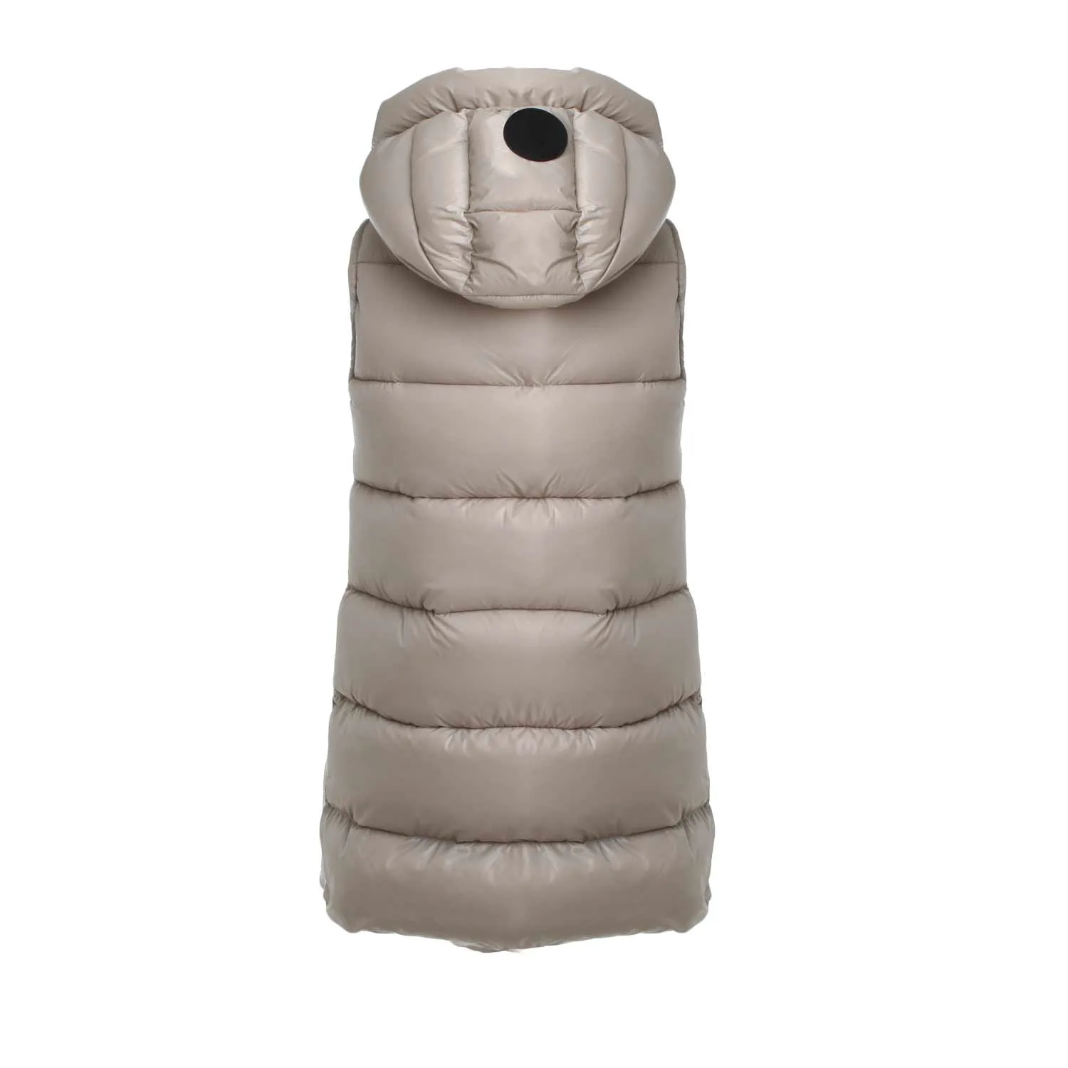 Cappotto Smanicato Uma Beige Perlato