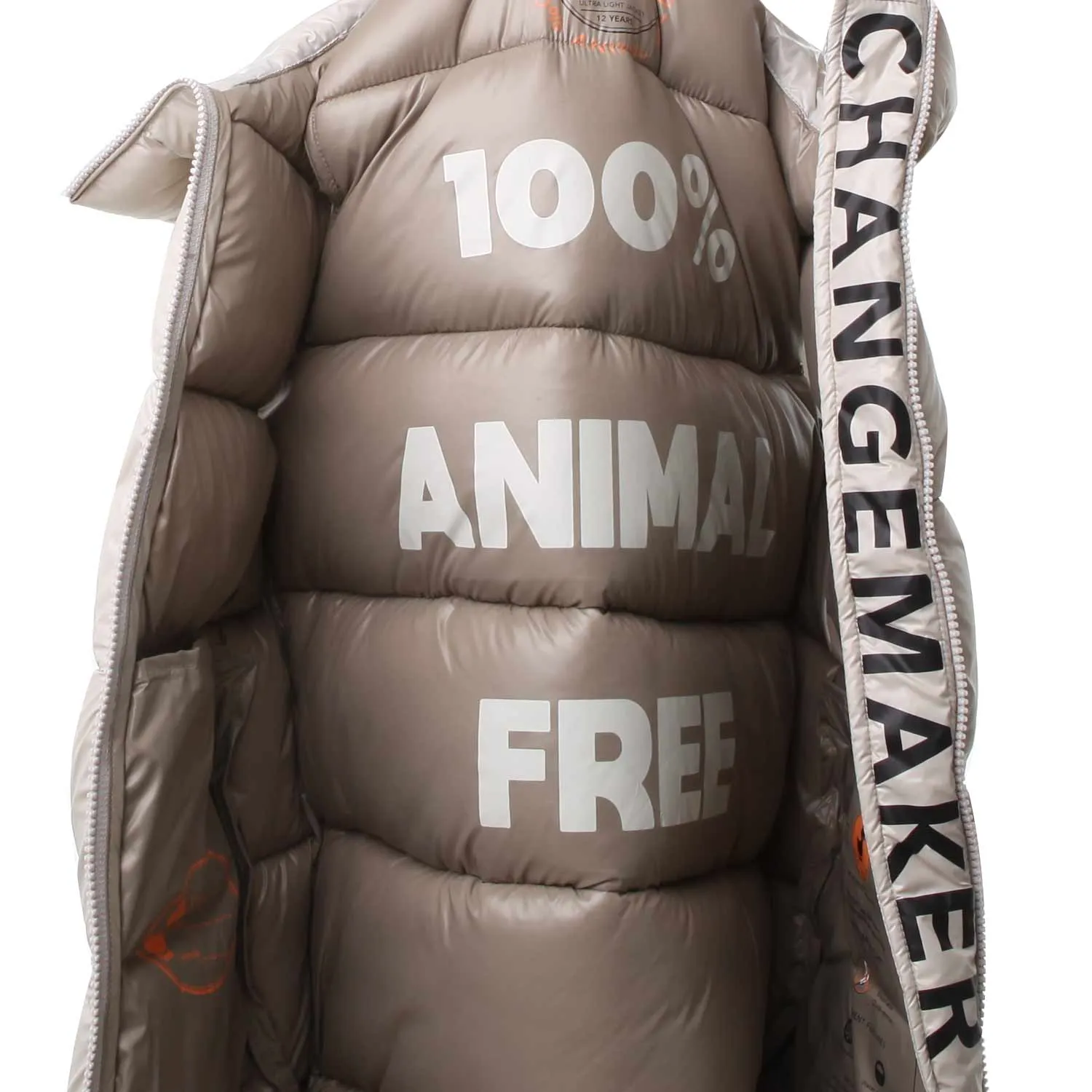 Cappotto Smanicato Uma Beige Perlato