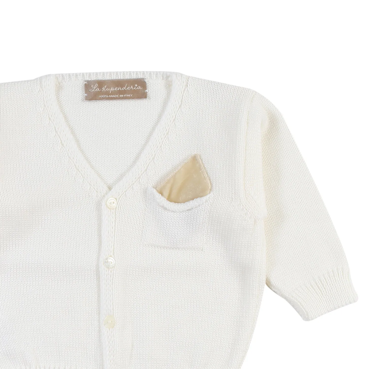 Cardigan Bambina Bianco
