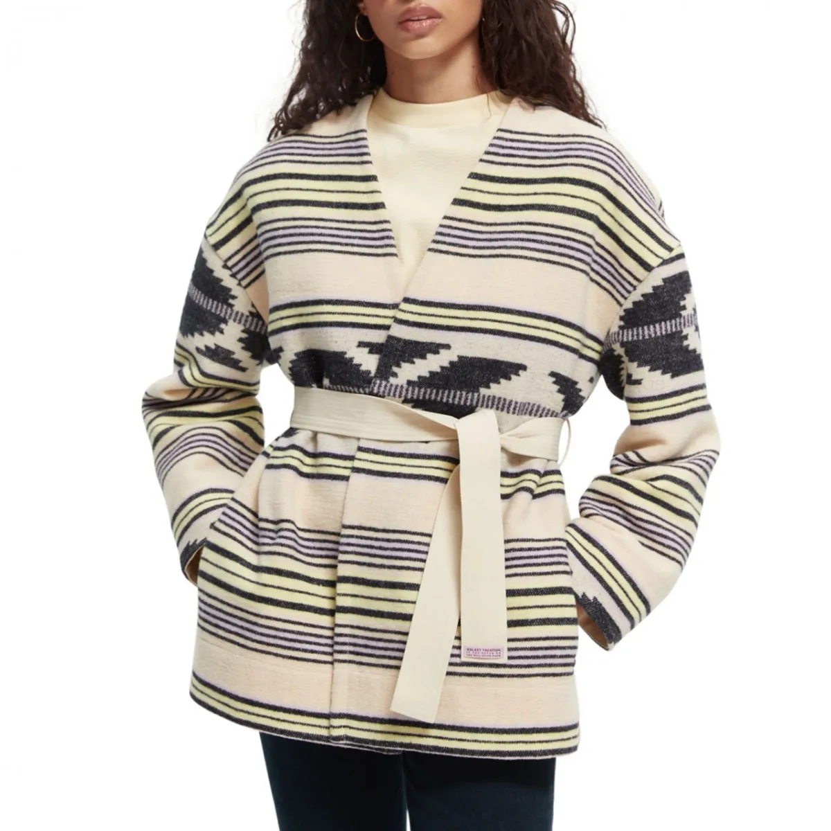 Cardigan Jacquard, Multi