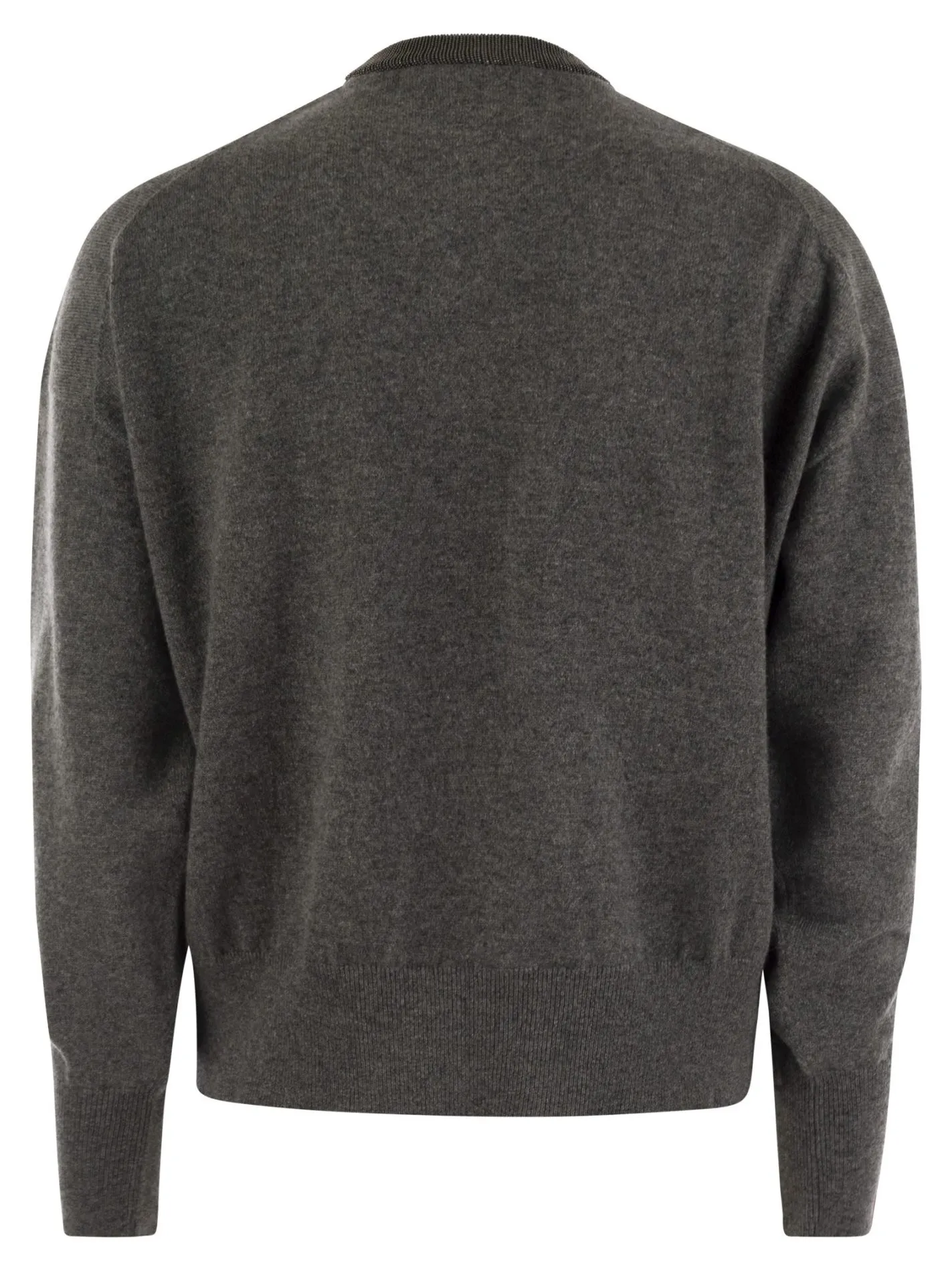 Cashmere sweater with necklace
