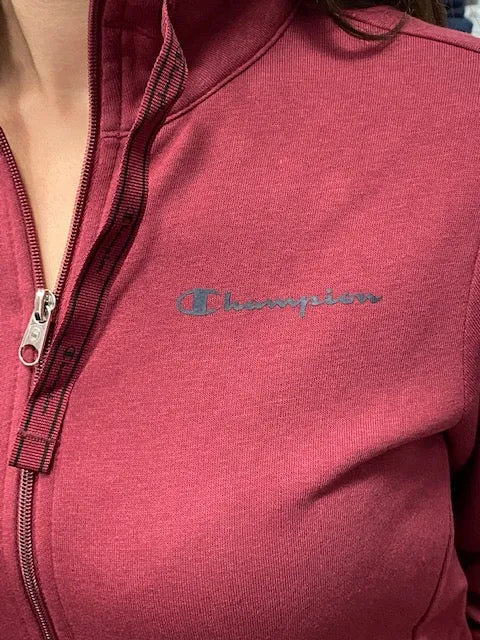 Champion Tuta Full Zip 114583 VS516 RHD rubino-nero