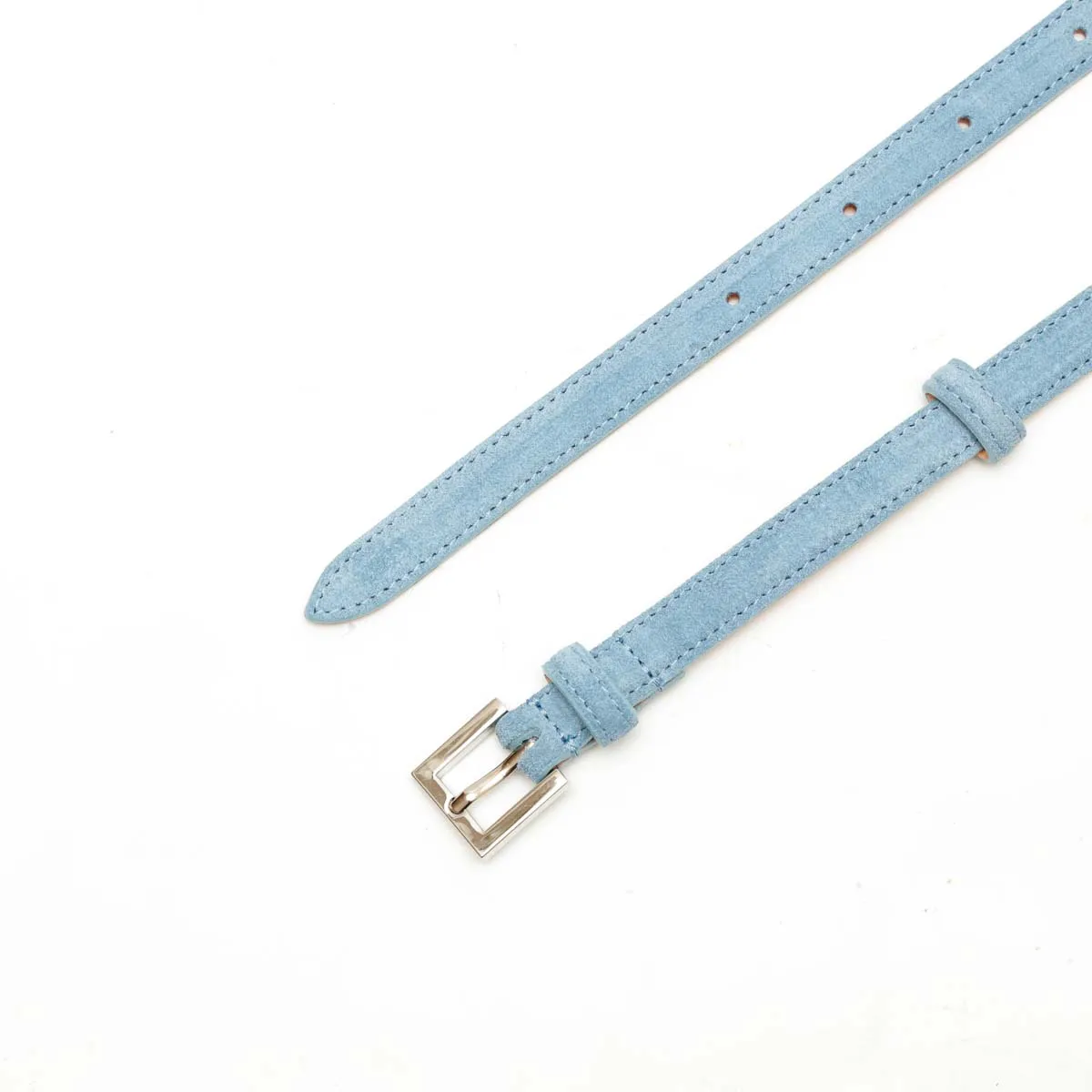 Cintura D Scamosciata Denim