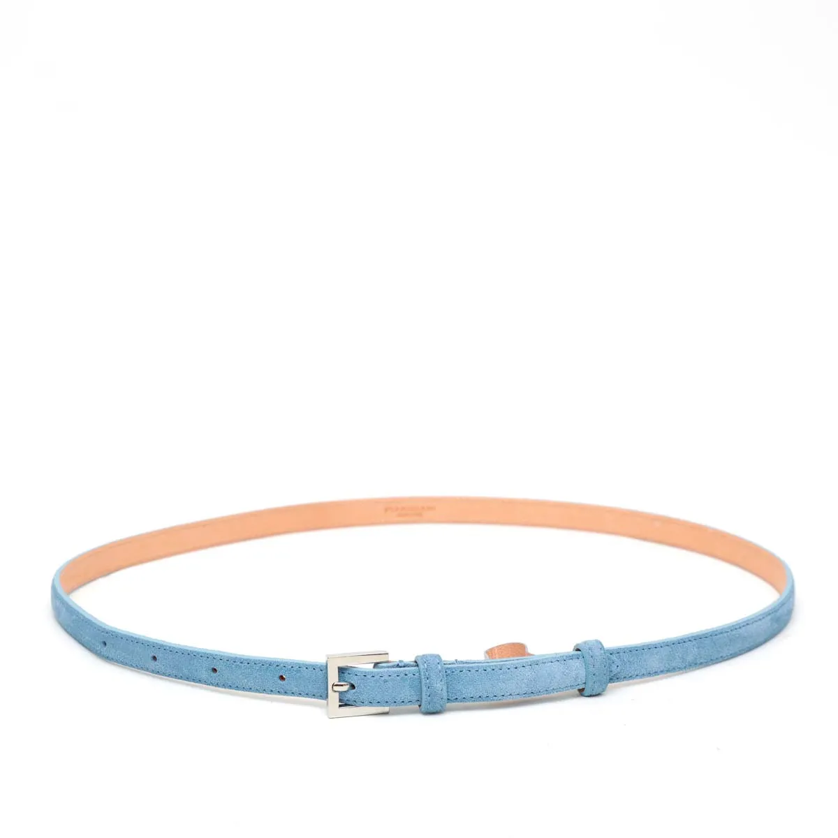 Cintura D Scamosciata Denim