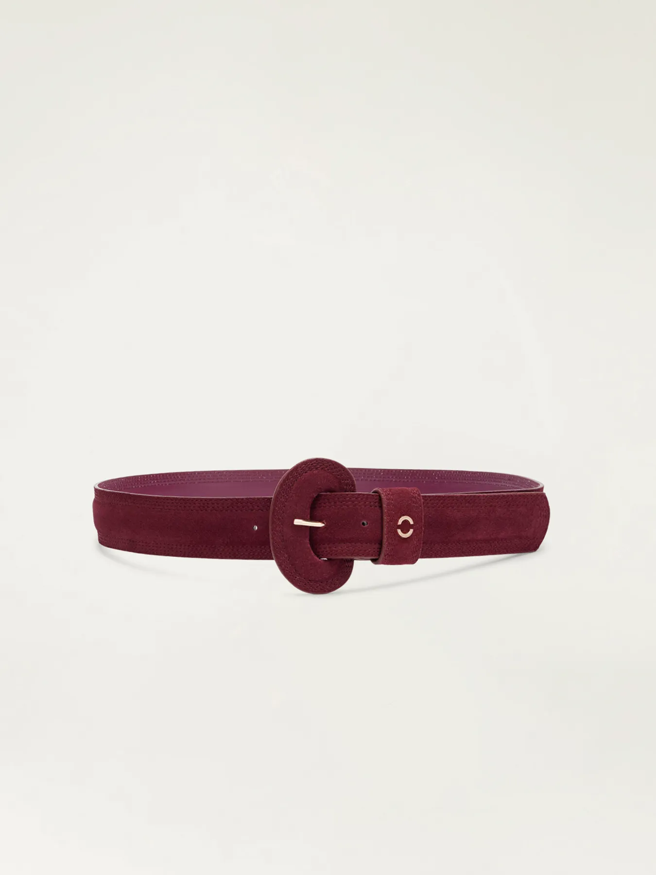 Cintura in pelle scamosciata