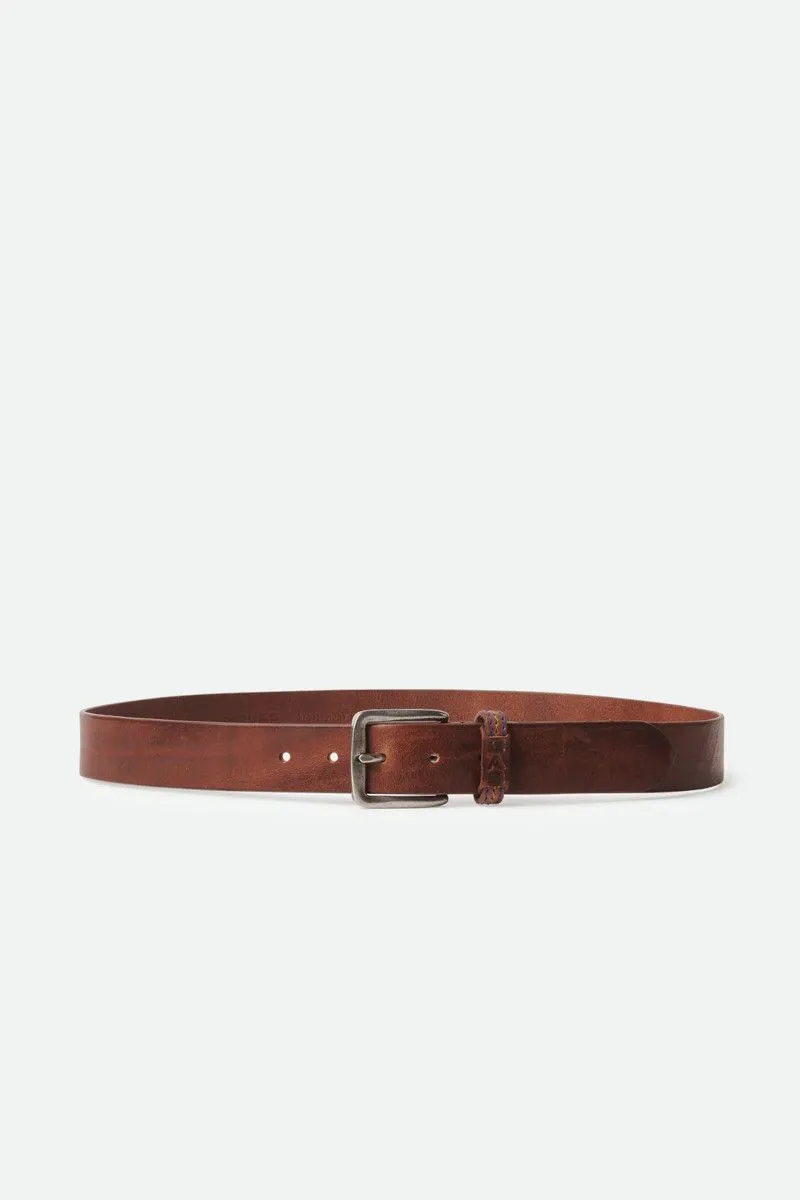 Cintura in pelle uomo Marrone
