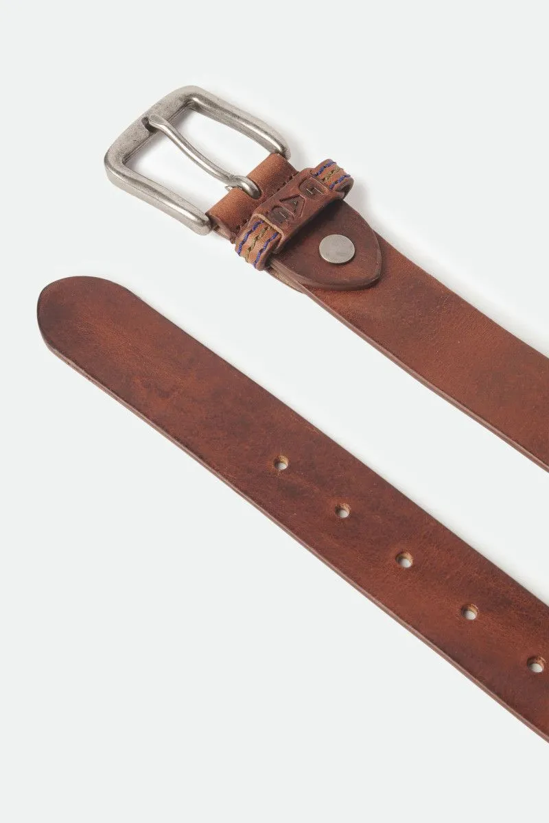 Cintura in pelle uomo Marrone