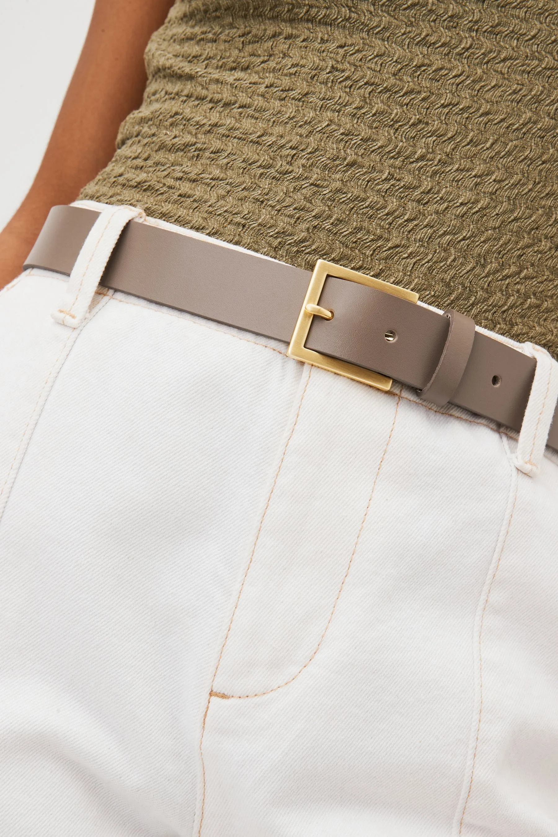 Cintura per jeans in pelle