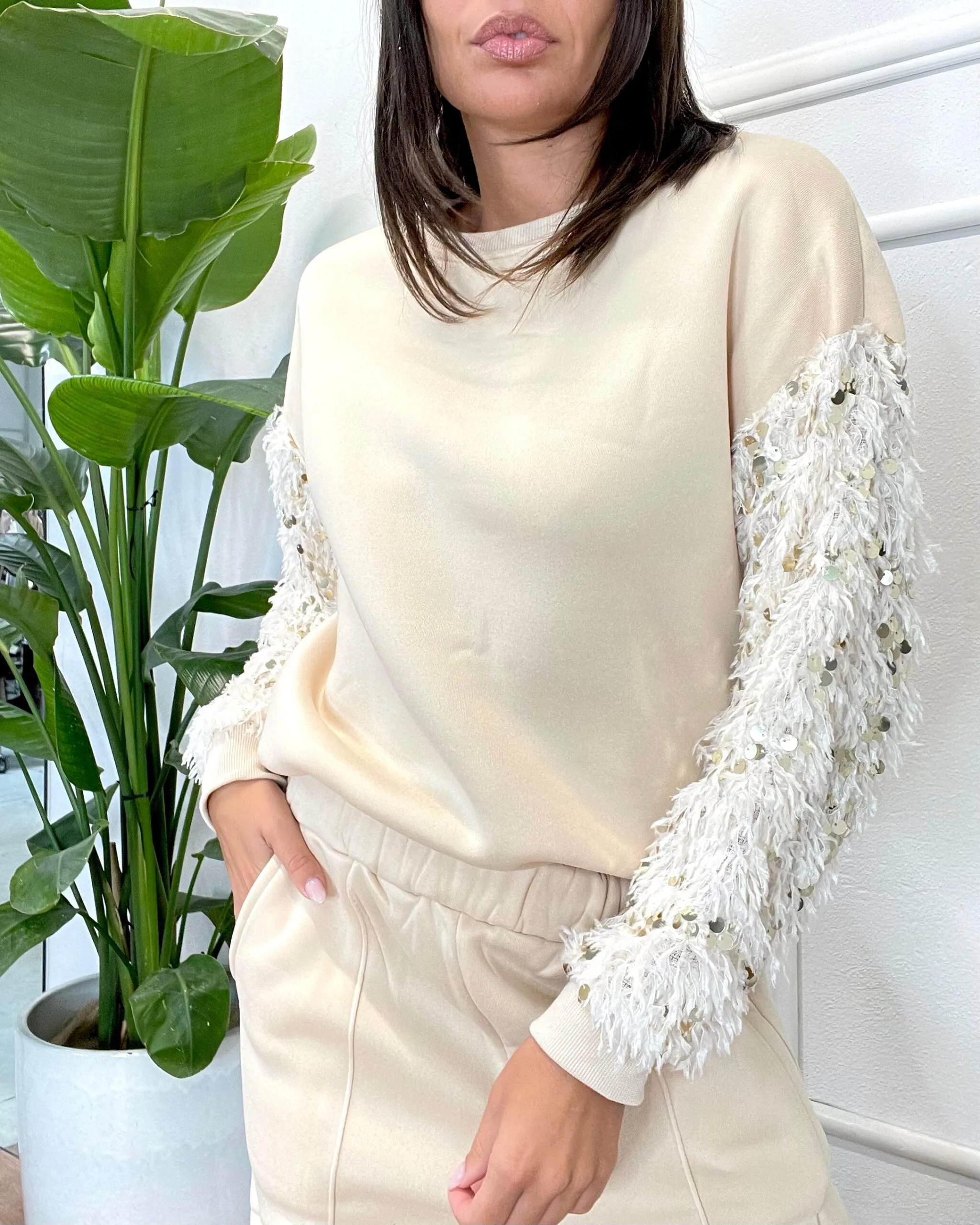 COMPLETO TUTA PIUME 805 beige
