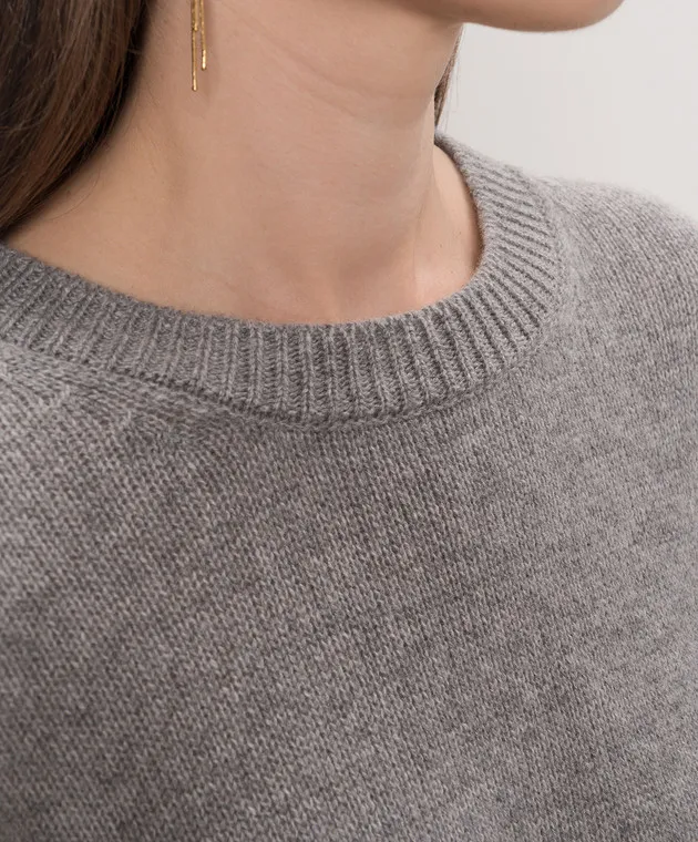 Enrico Mandelli Maglione in cashmere grigio A9KD355425