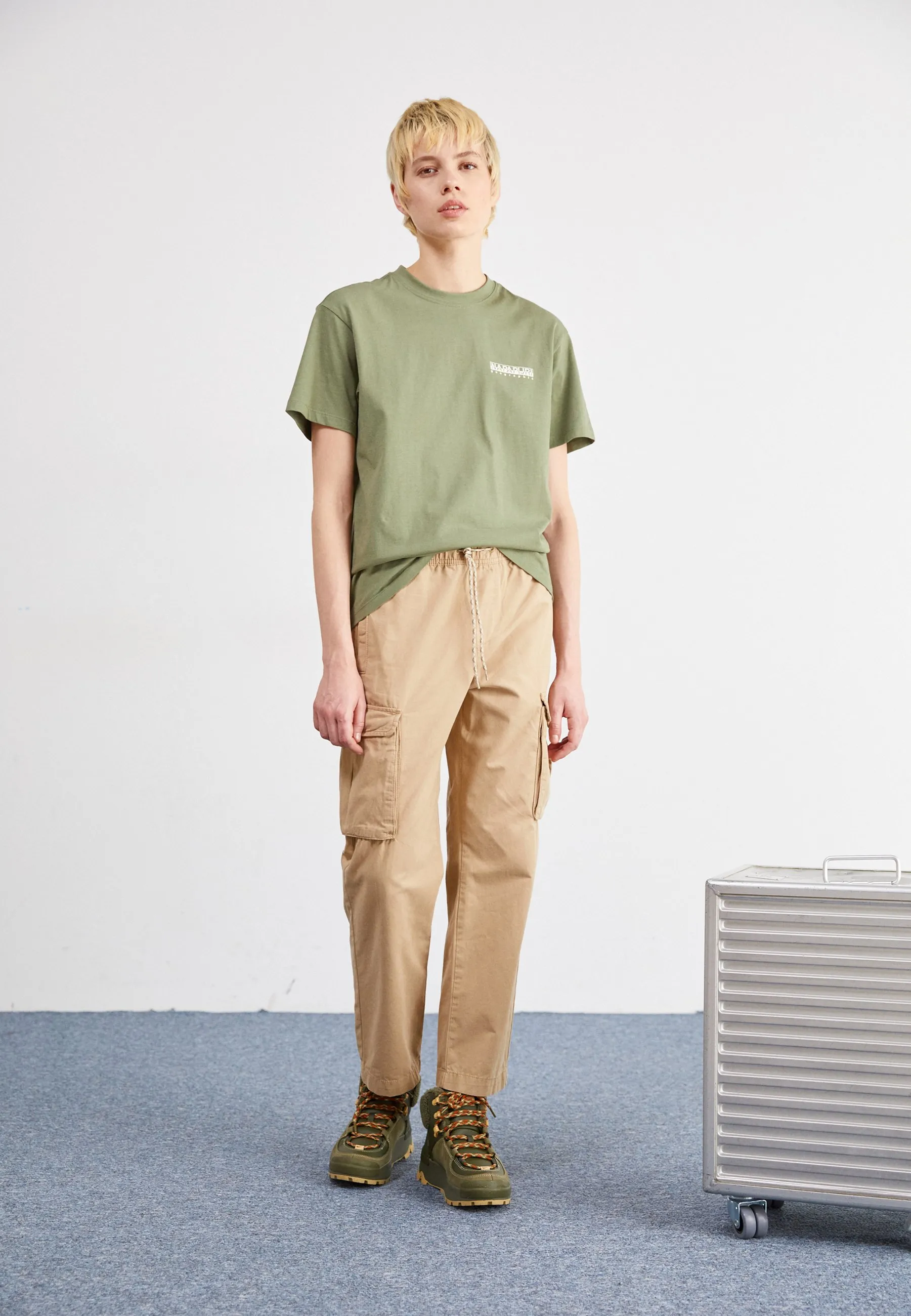 FABER LICHEN - Pantaloni cargo