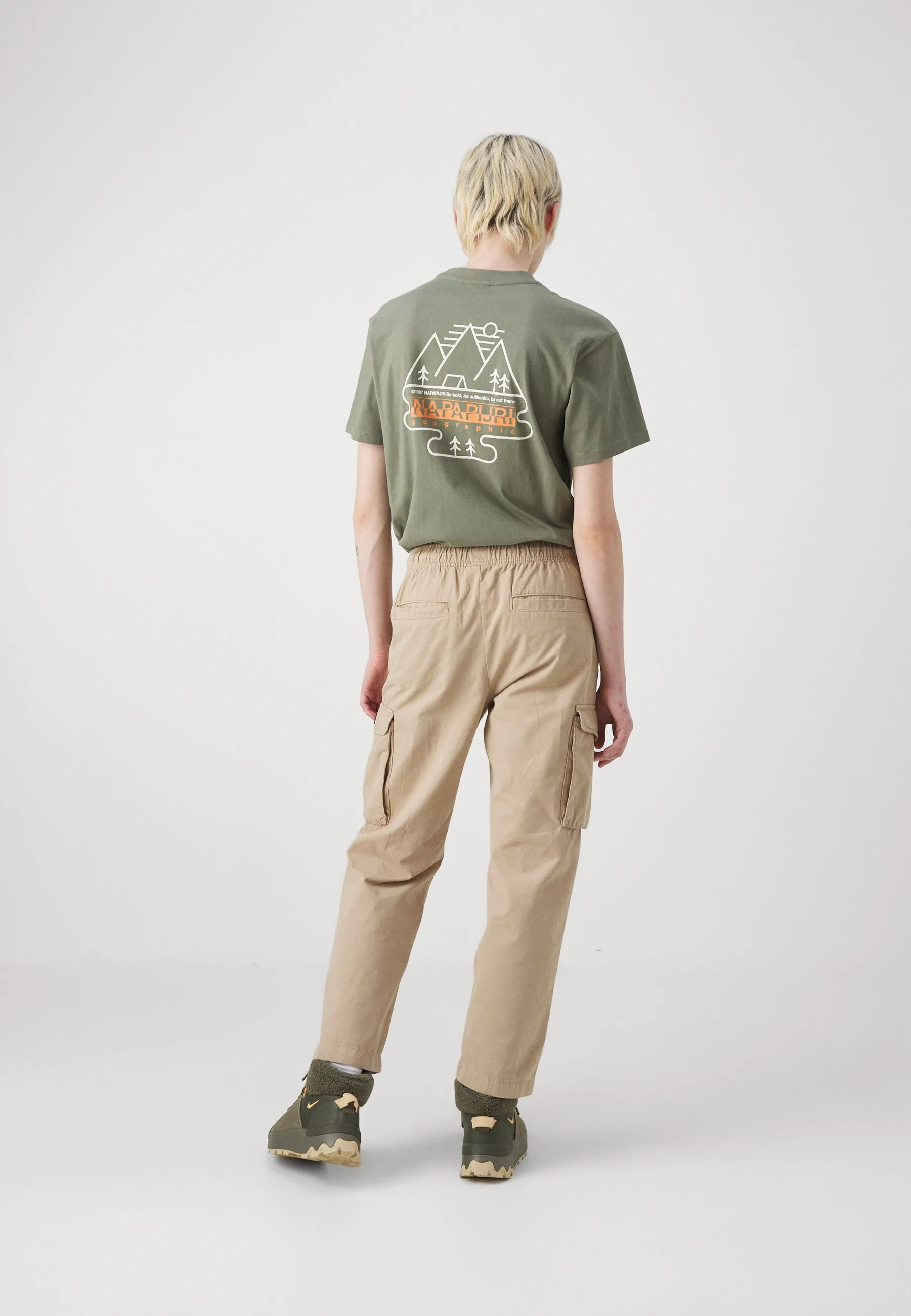 FABER LICHEN - Pantaloni cargo