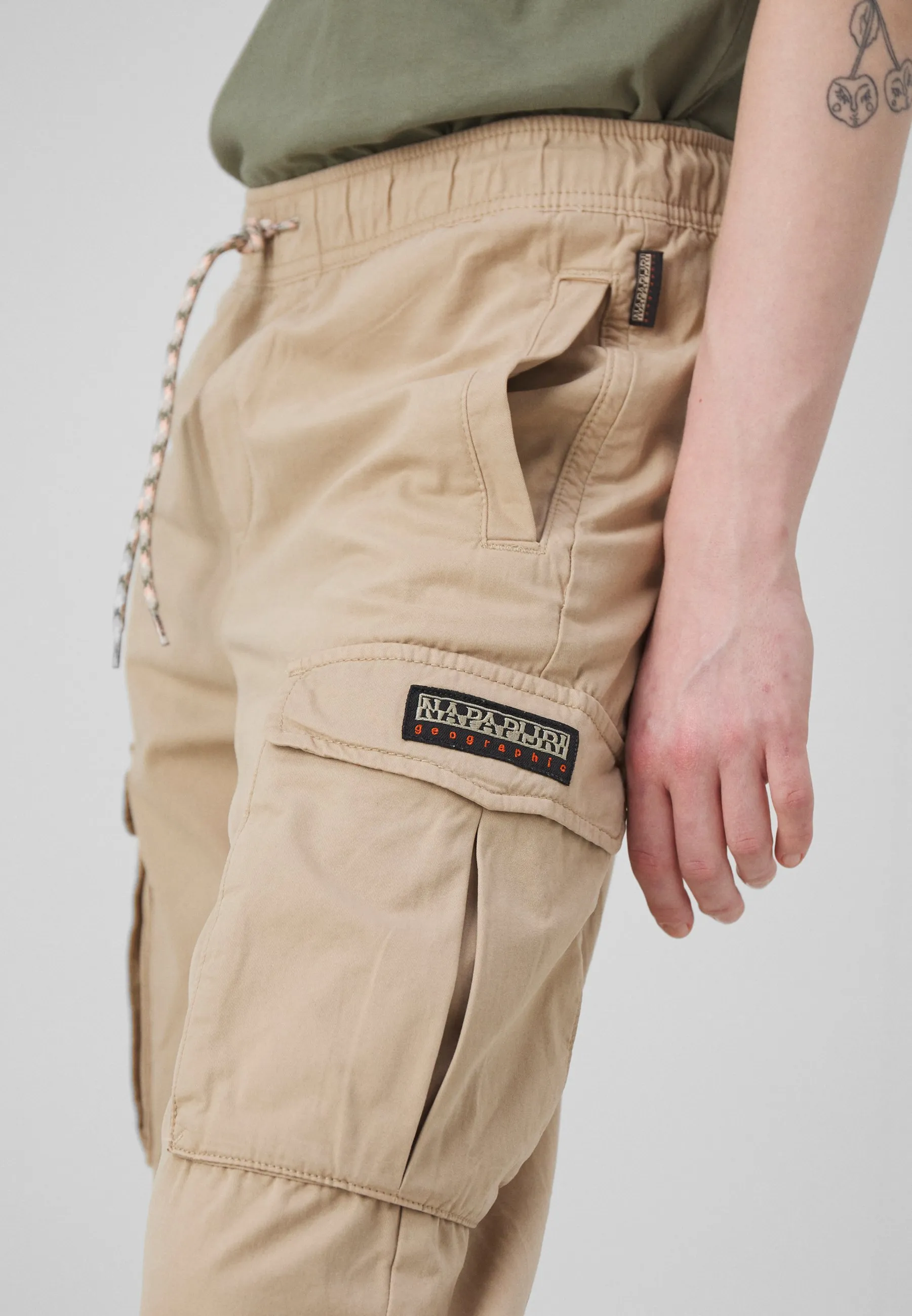 FABER LICHEN - Pantaloni cargo