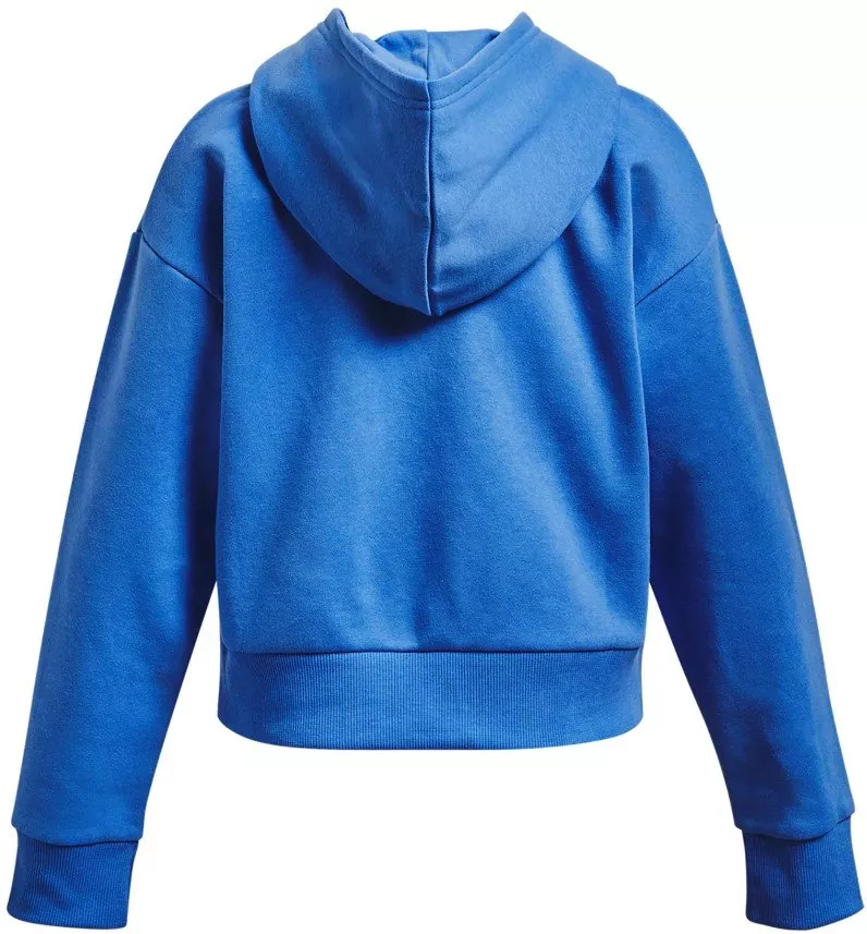 Felpe con cappuccio Under Armour UA Rival Fleece Crop Hoodie-BLU