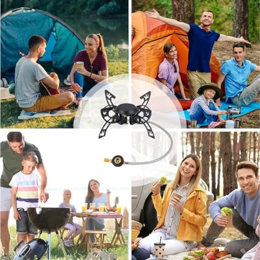 Fornelli da picnic all’aperto – Stufa da esterno con forte capacità portante,Utensili da cucina per esterni per pentole, zuppe, 