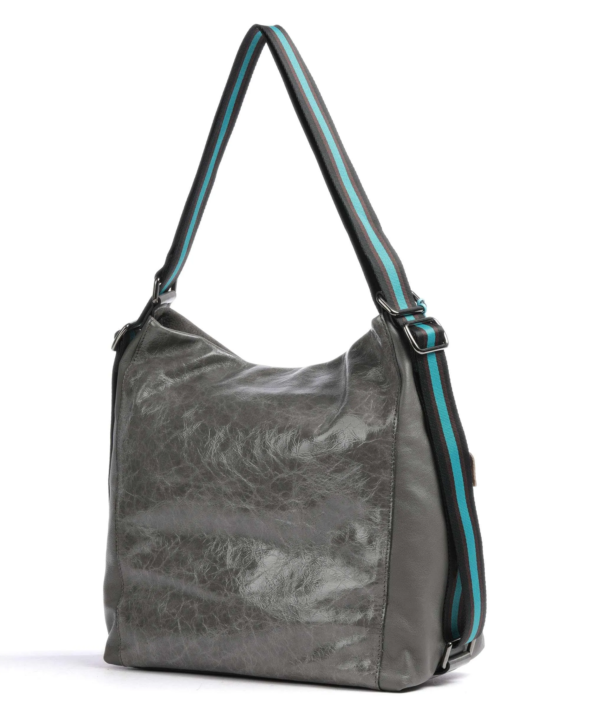  Gabs Aissa Borsa hobo pelle di vitello grana, pelle di vitello ruvida grigio  