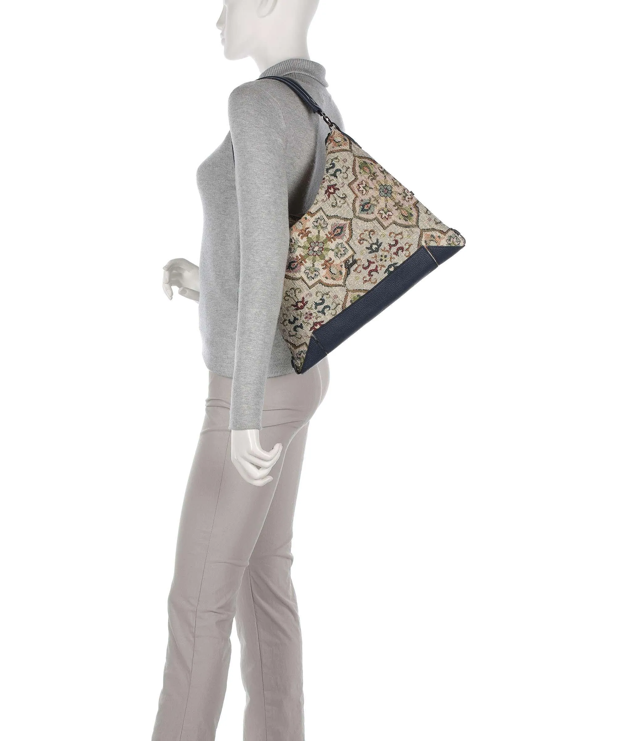  Gabs Alice Borsa hobo poliestere, pelle di vitello grana multicolore  