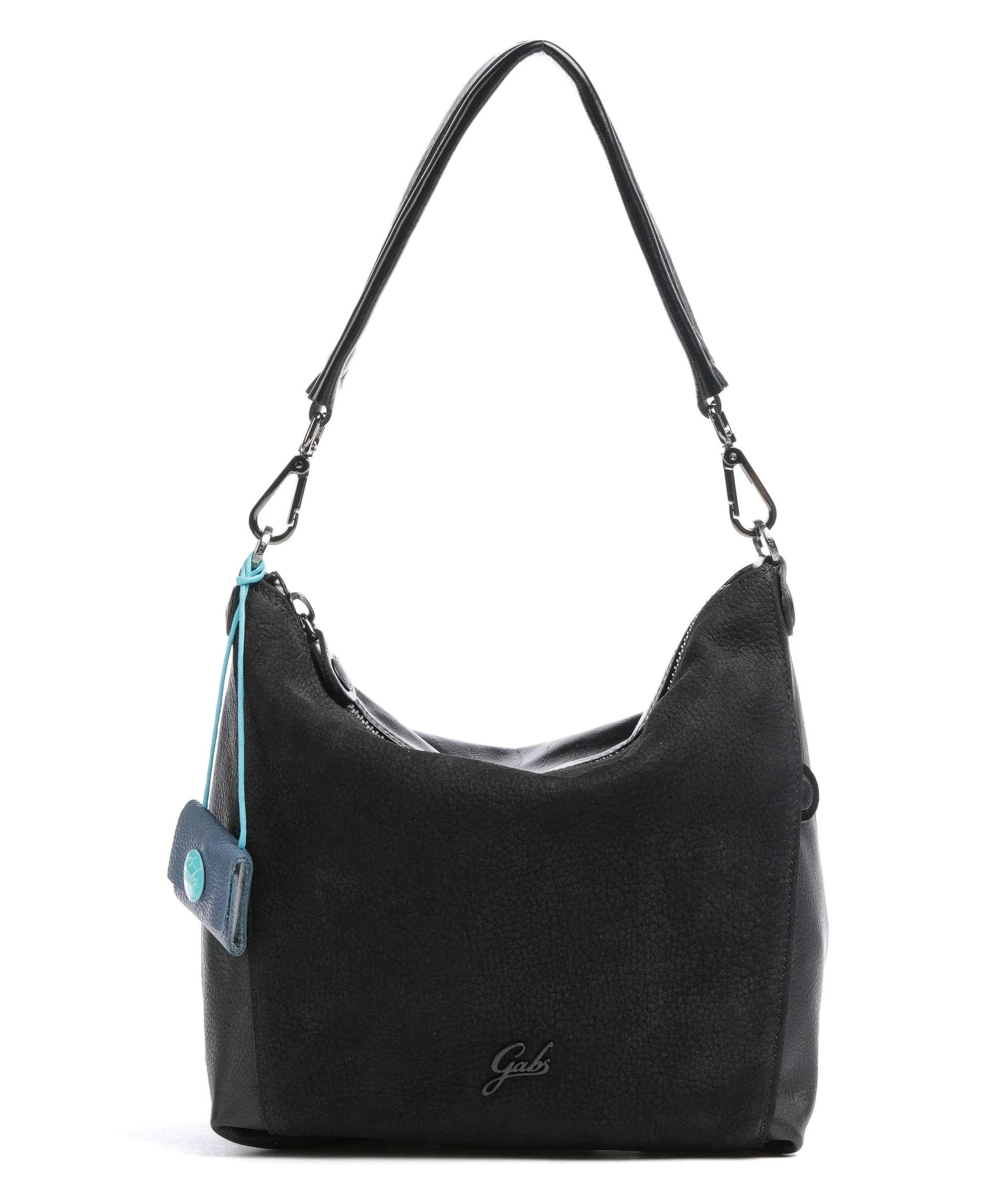  Gabs Samantha Borsa hobo pelle di vitello grana, pelle di vitello ruvida nero  
