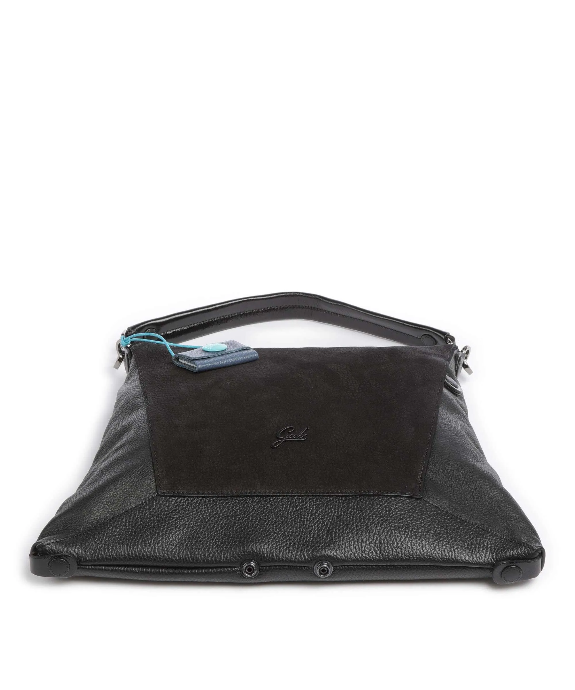  Gabs Samantha Borsa hobo pelle di vitello grana, pelle di vitello ruvida nero  