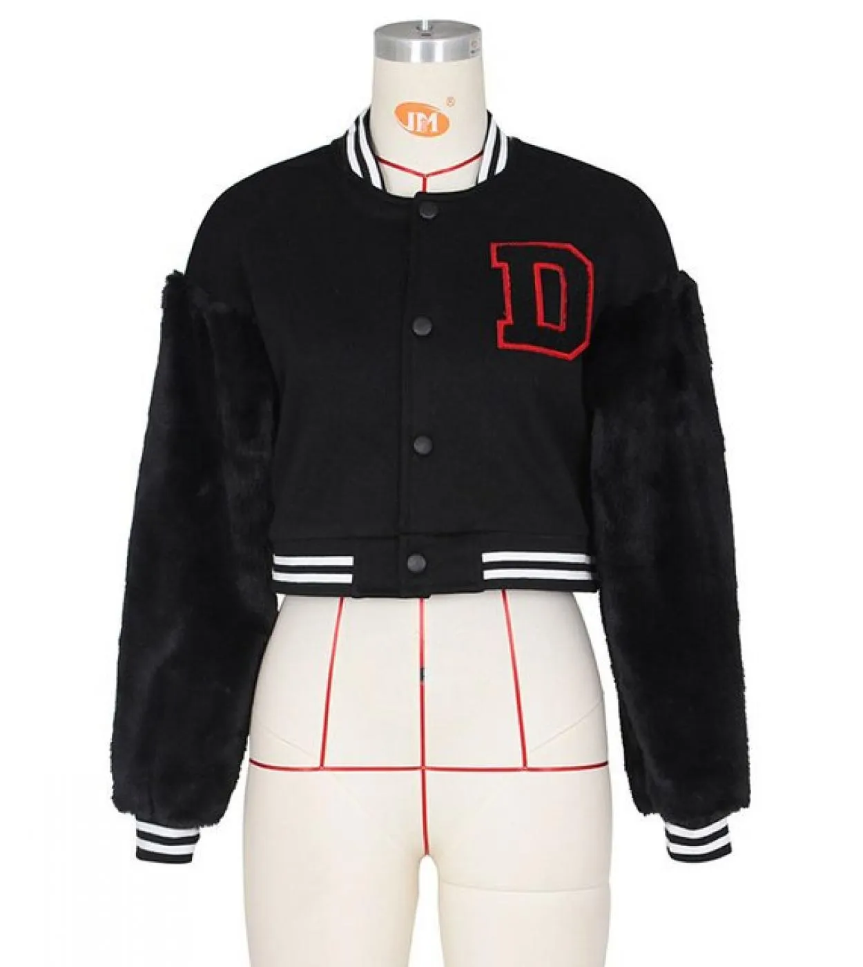 Gacvga 2022 Nuove Donne di Inverno Bolla Imbottito Cappotto Giacca Da Baseball Delle Signore Della Rappezzatura Del Manicotto di