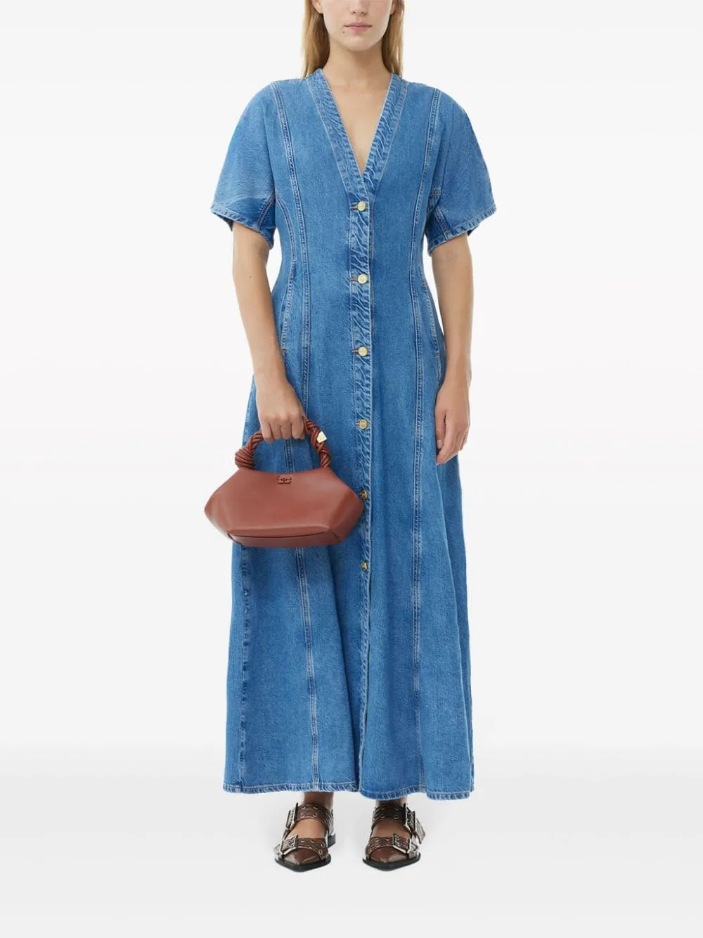 GANNI Abito in denim