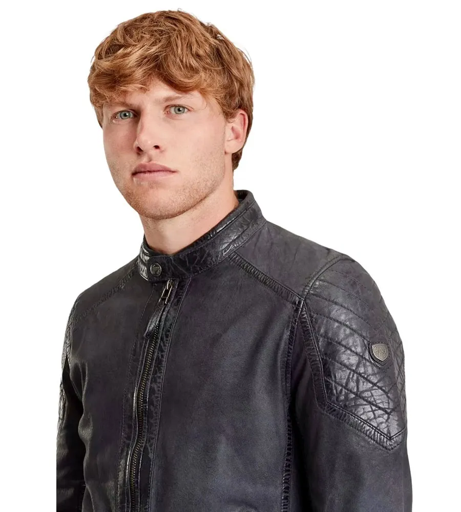 Giacca biker Uomo in vera pelle