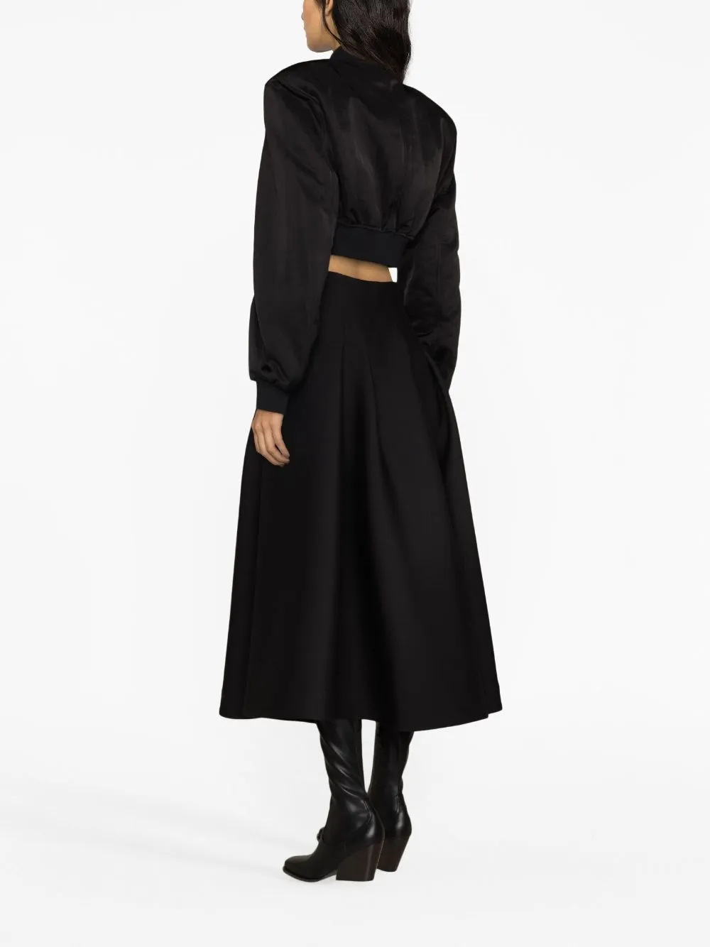 Giacca crop reggie  in nero - donna
