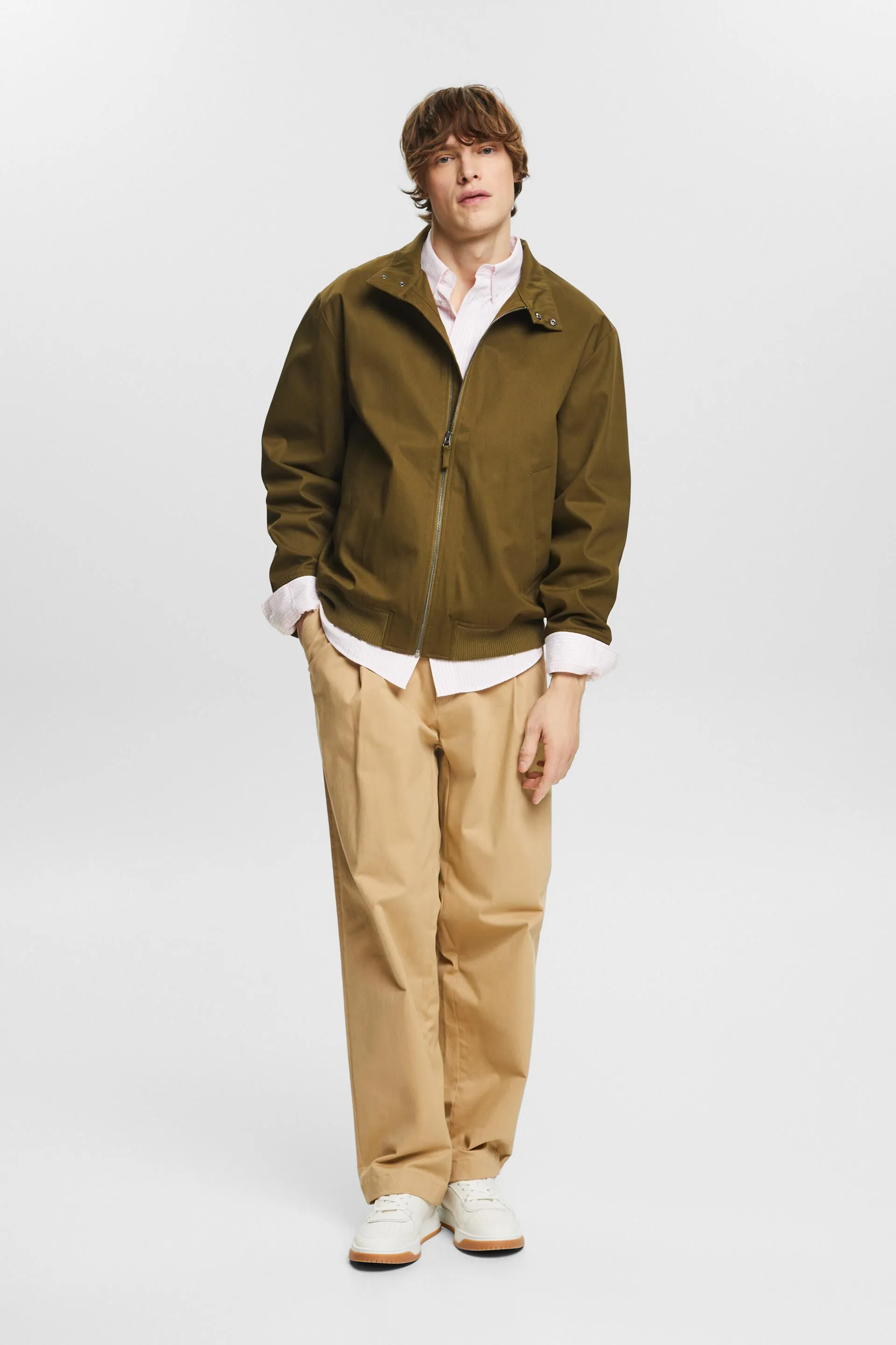 Giacca in canvas di cotone