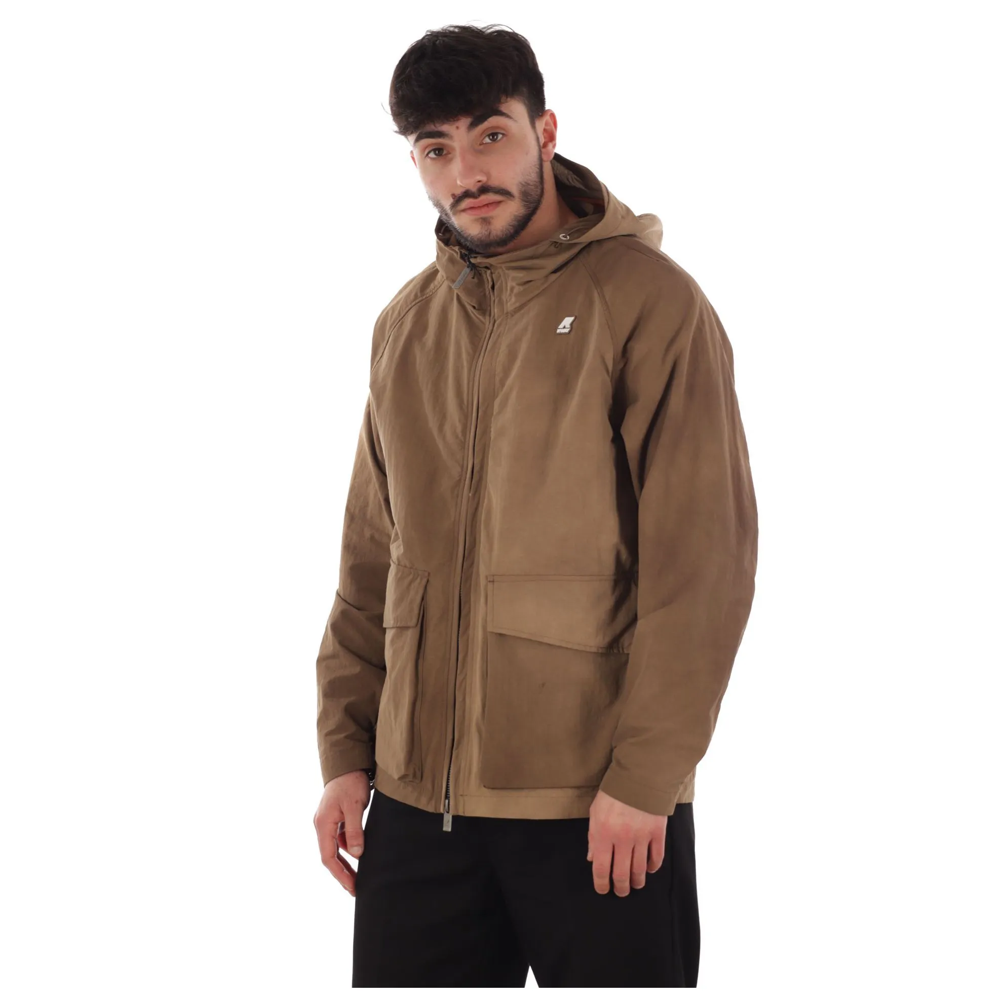 Giacca jadie tie dye in nylon