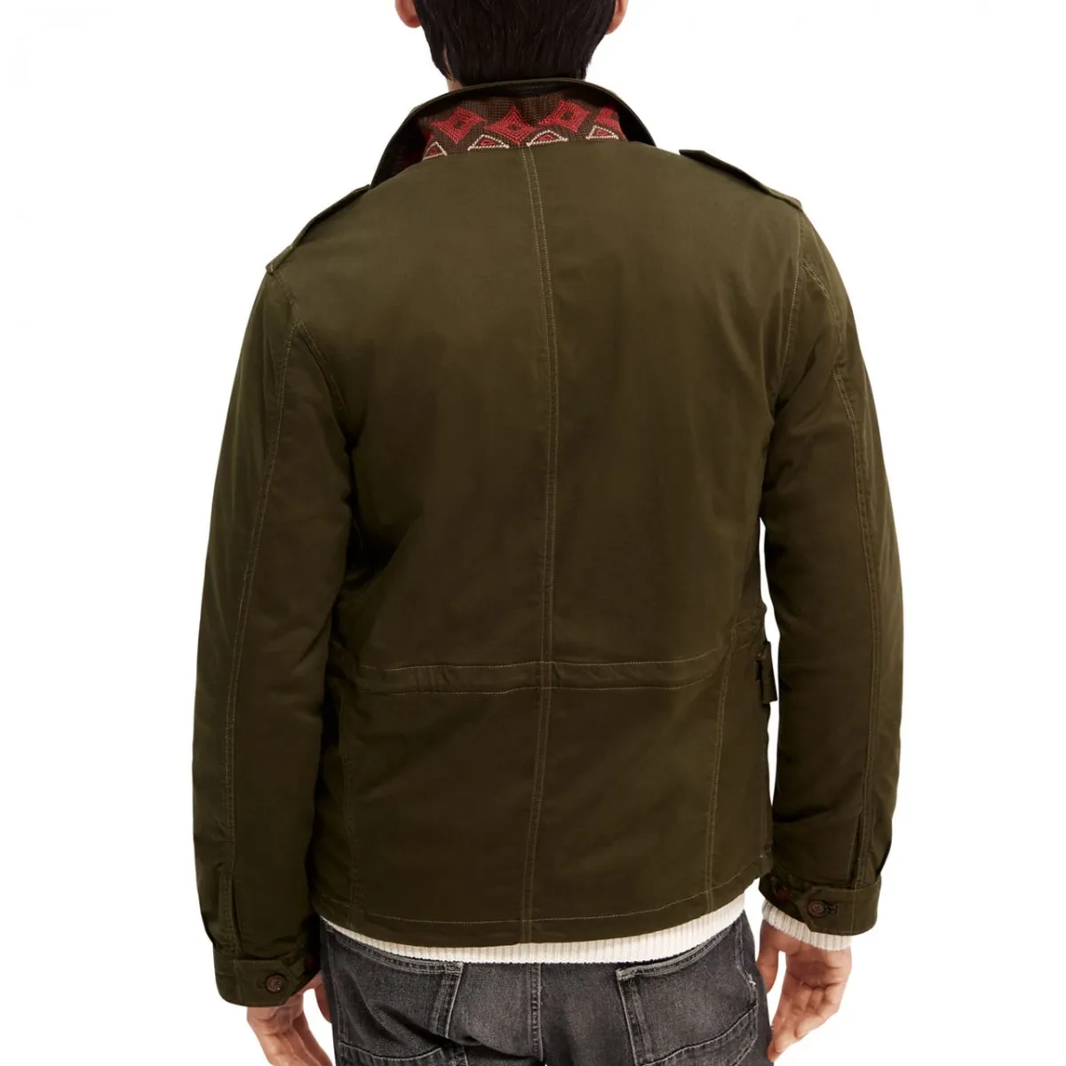 Giacca Militare In Cotone, Verde