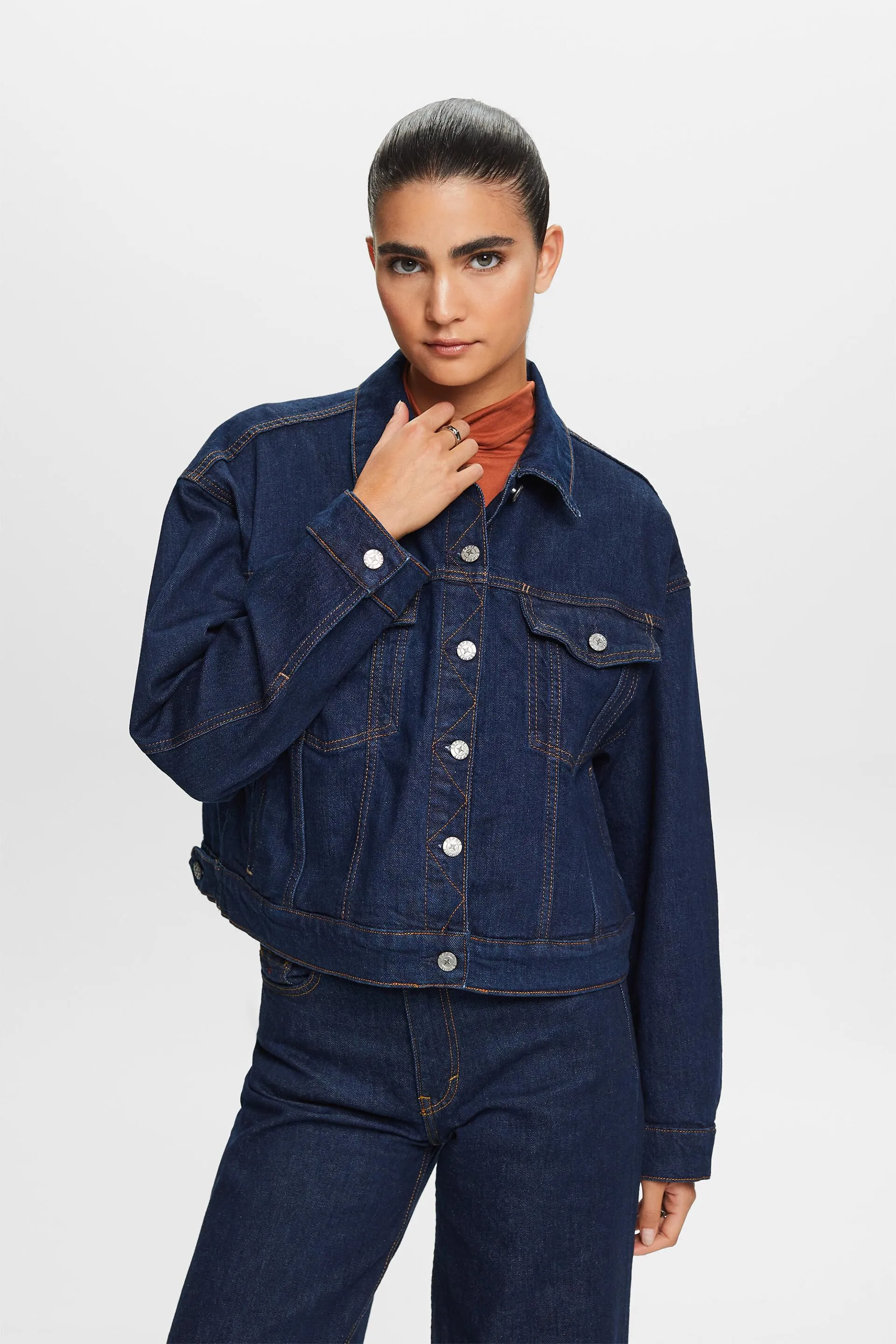 Giacca trucker in jeans premium