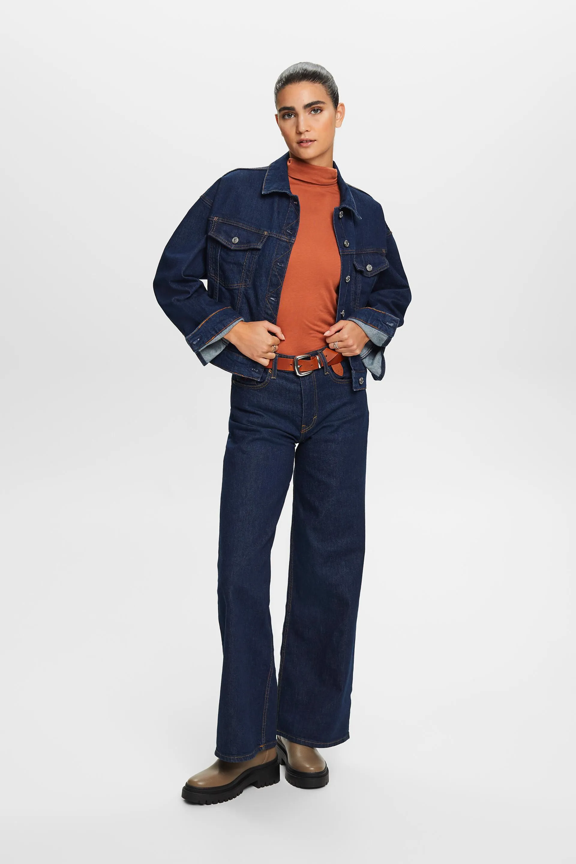 Giacca trucker in jeans premium