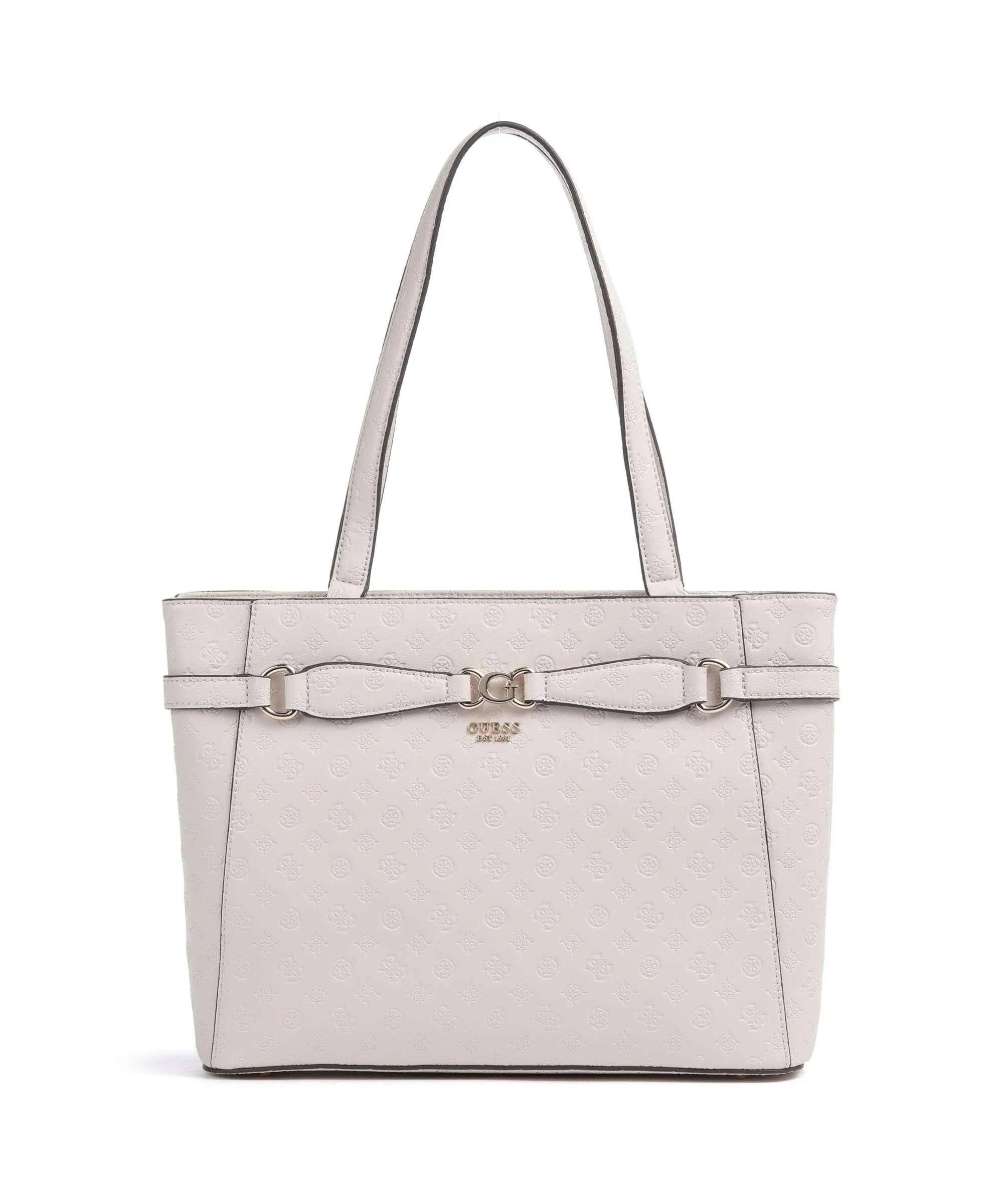  Guess Arlena Borsa shopper pelle sintetica avorio  
