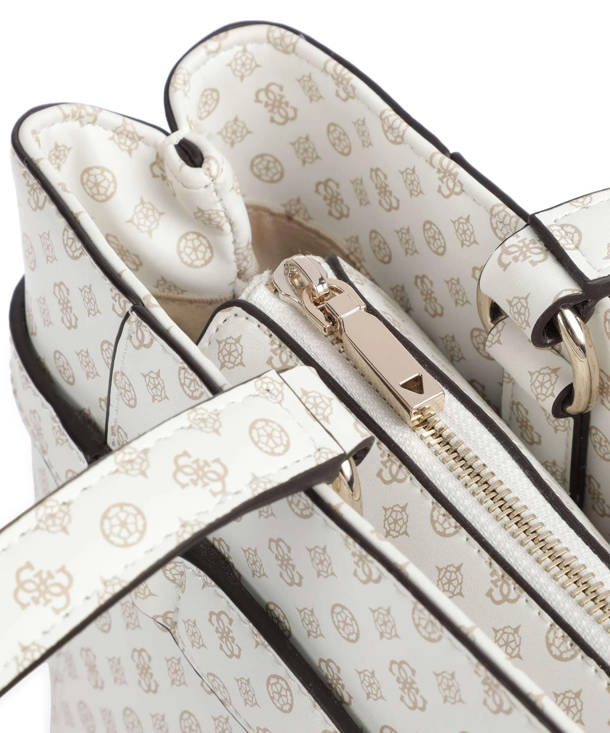  Guess Arlena Borsa shopper pelle sintetica bianco  