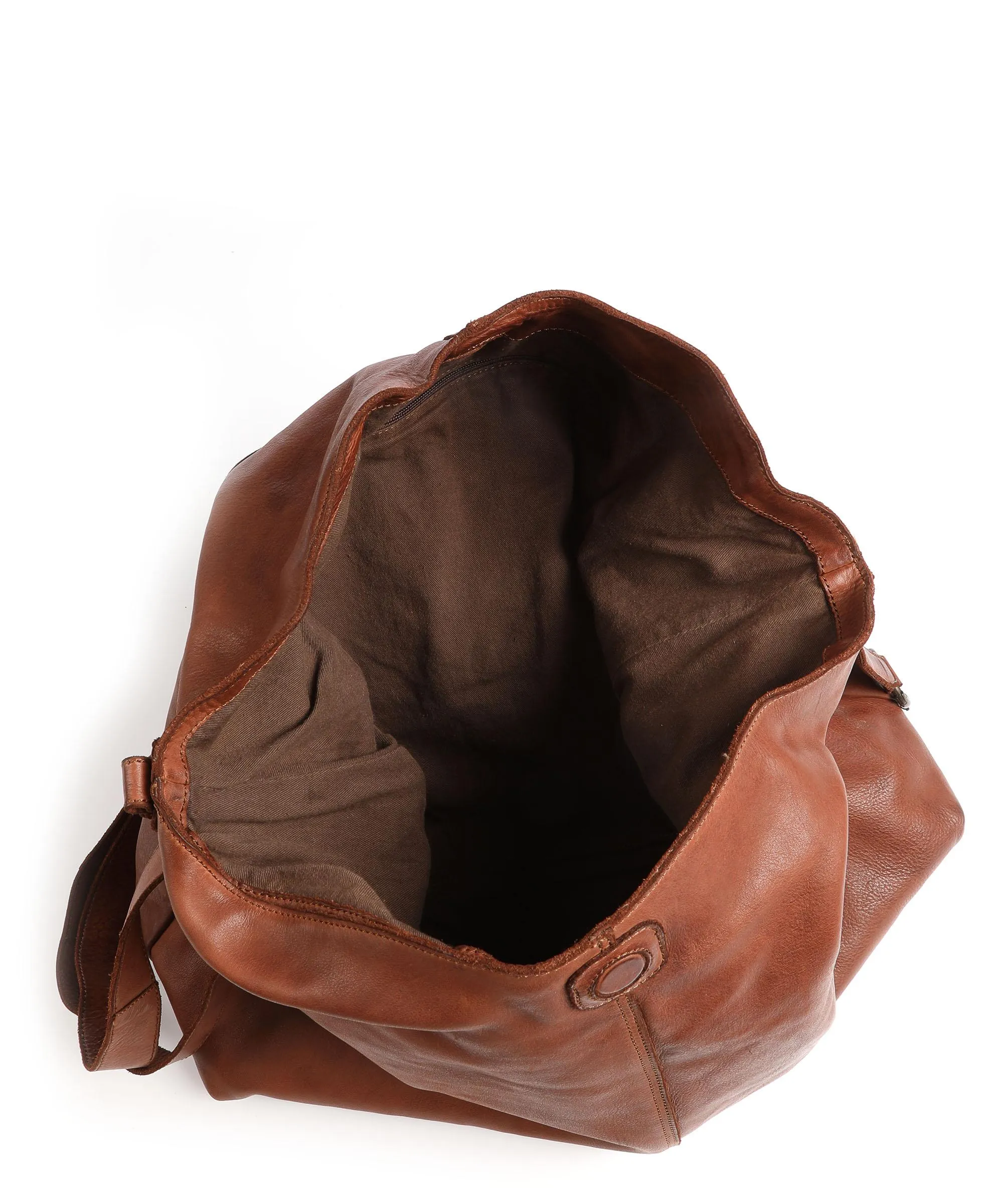  Harold's Submarine Borsa hobo pelle bovina cognac  