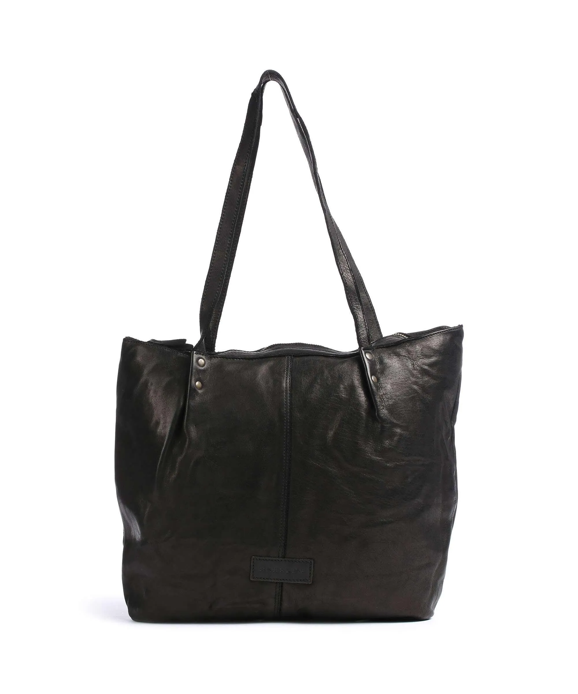  Harold's Submarine Borsa shopper morbida pelle bovina nero  