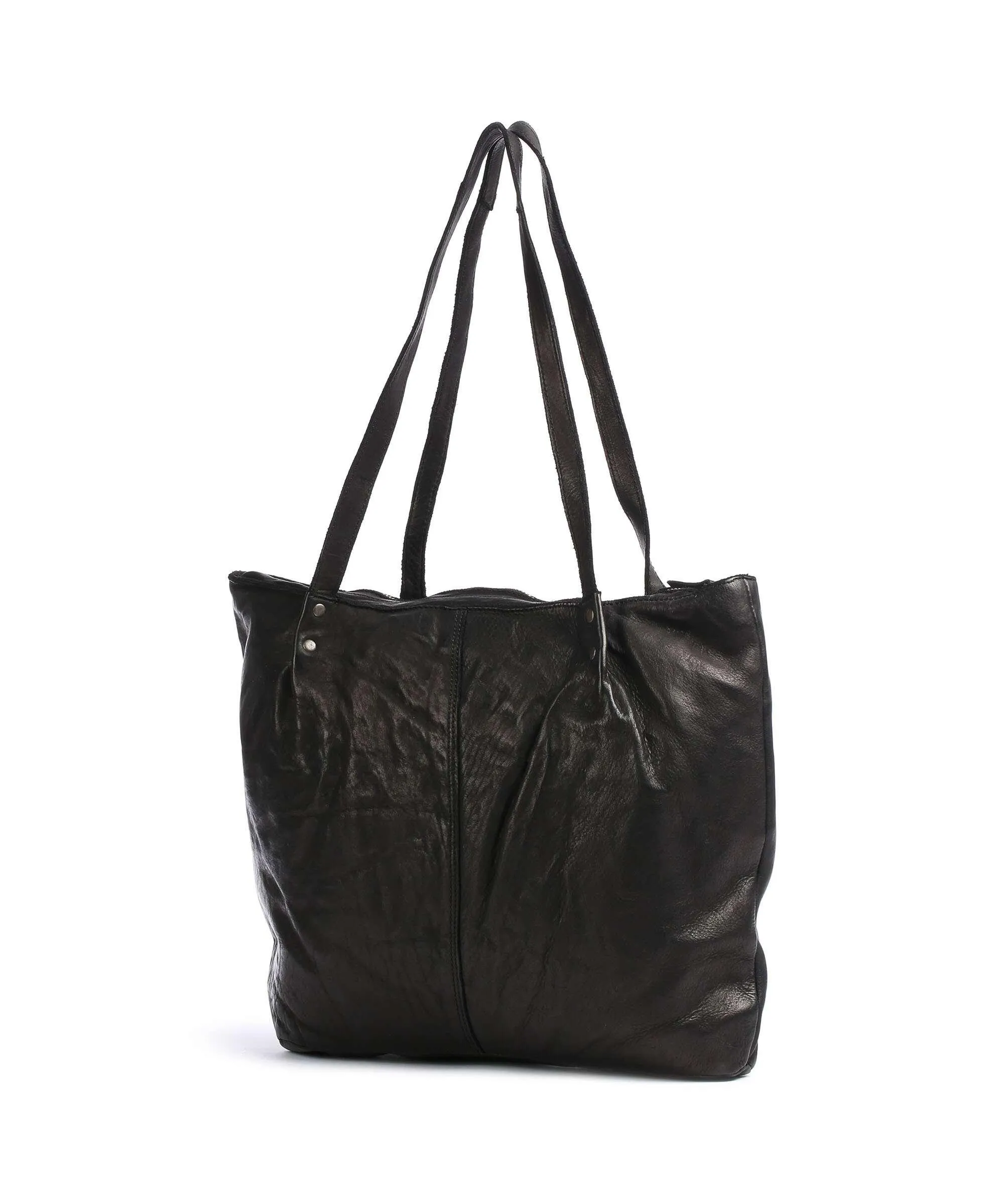  Harold's Submarine Borsa shopper morbida pelle bovina nero  