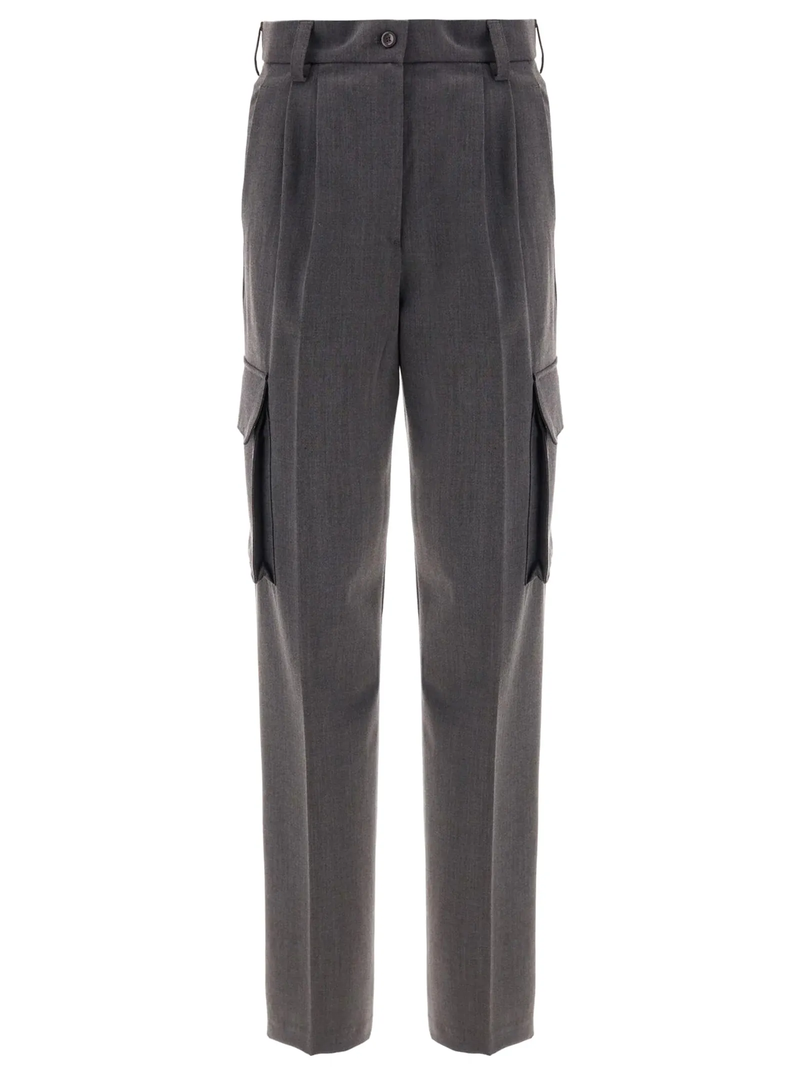 HERNO Abbigliamento,Pantaloni Pantaloni cargo in misto lana 