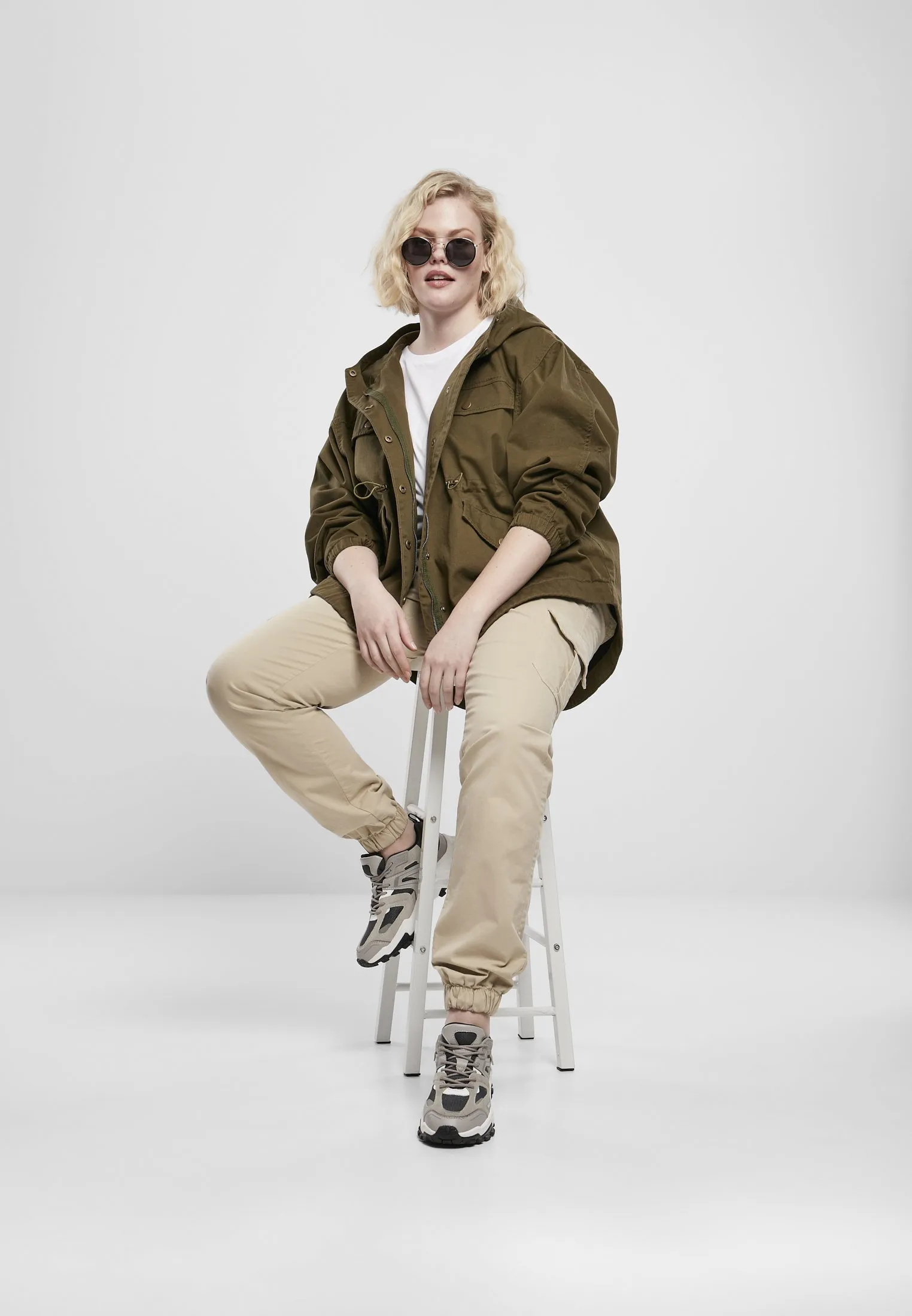 HIGH WAIST - Pantaloni cargo