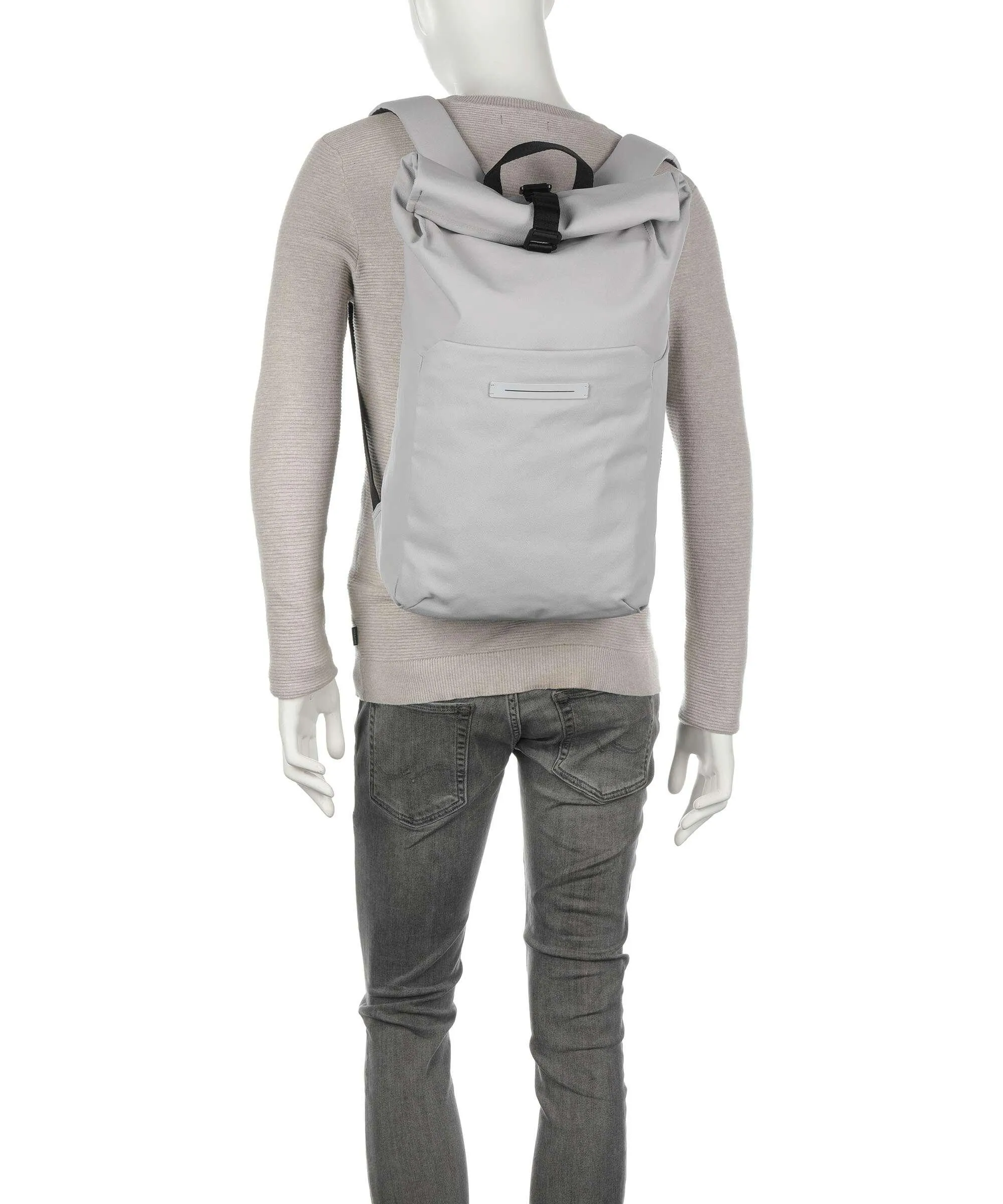  Horizn Studios SoFo X Zaino roll-top 16″ cotone riciclato, tela grigio chiaro  
