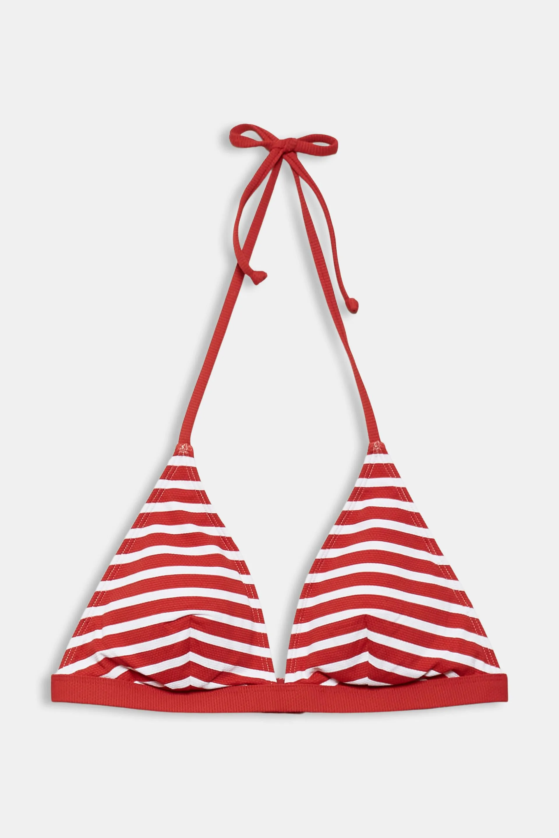 In materiale riciclato: reggiseno imbottito a righe