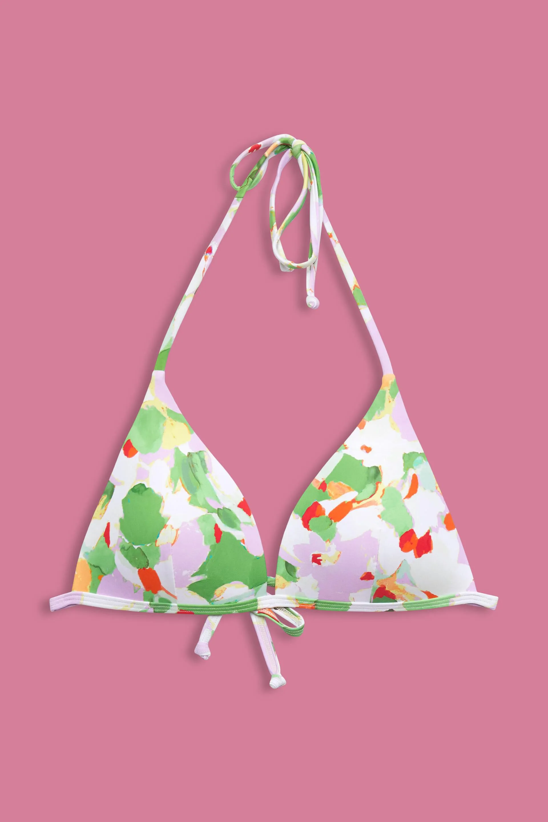 In materiale riciclato: reggiseno imbottito a triangolo
