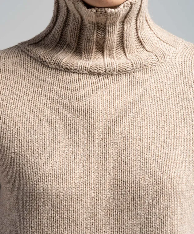 Jil Sander Maglione in cashmere marrone J40GP0019J13207