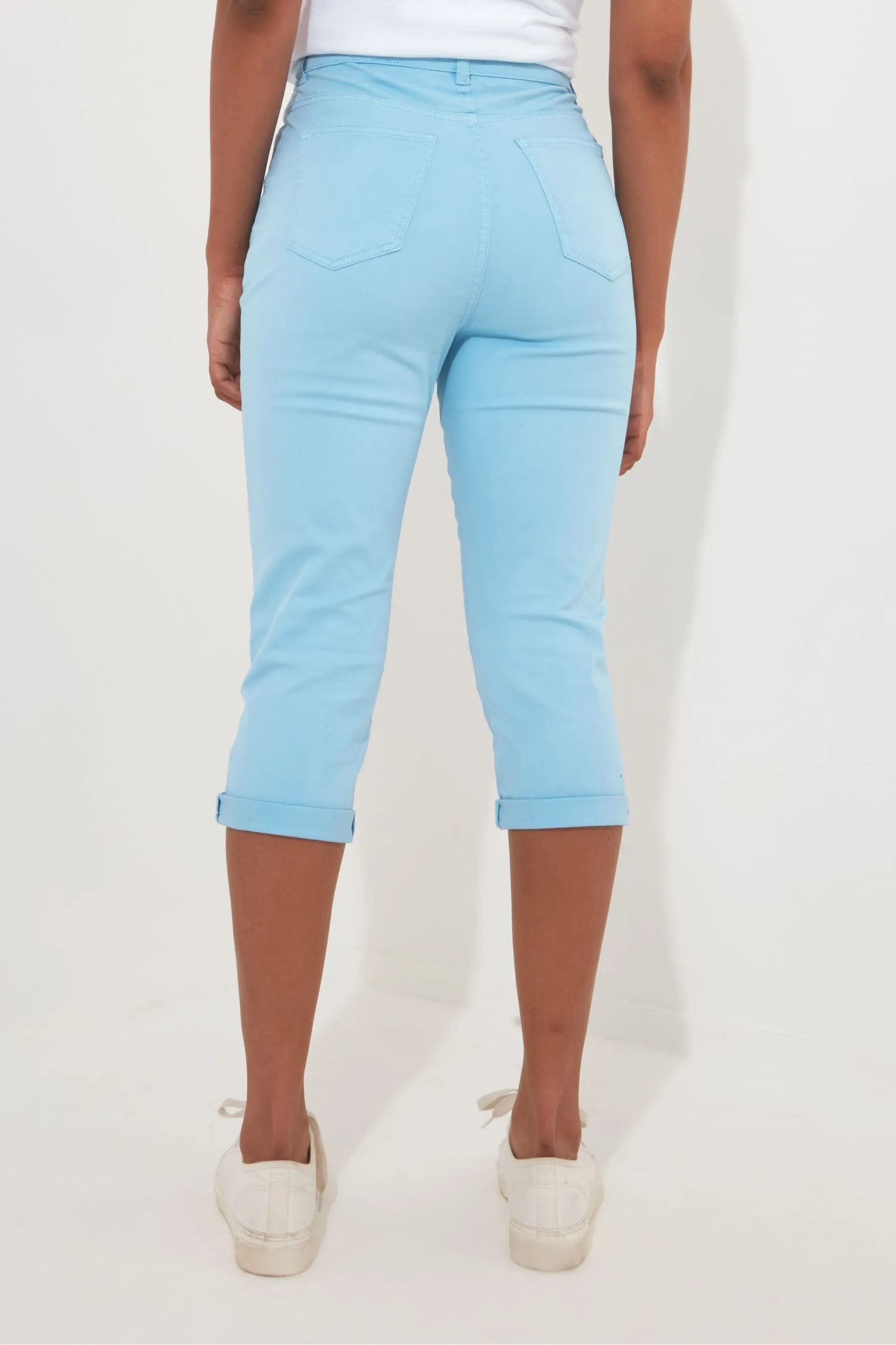 Joe Browns - Pantaloni capri basic in cotone elasticizzato vestibilità skinny    